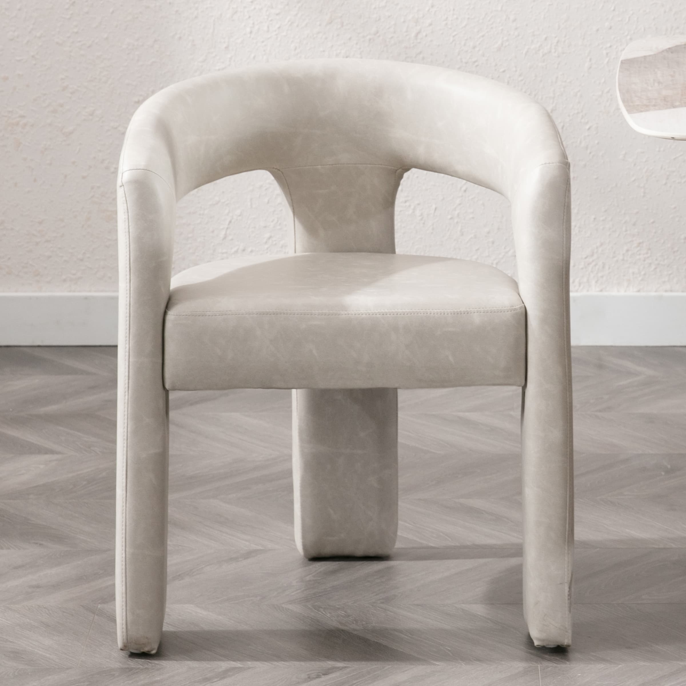 VESCASA Open Back Barrel Dining Chair 1 PCS - 5101DC