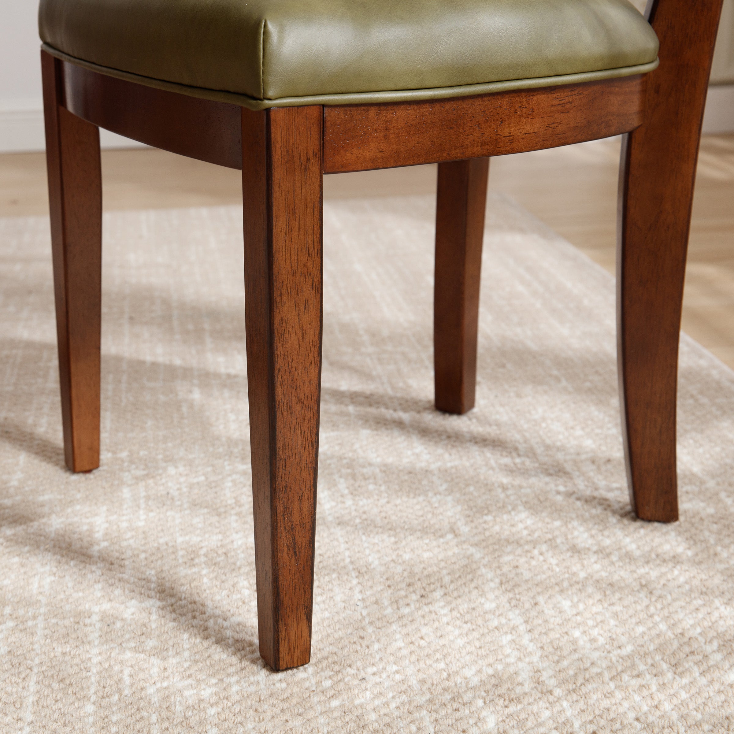 EALSON Mid Century Modern PU Dining Chairs Set of 2 - 061DC