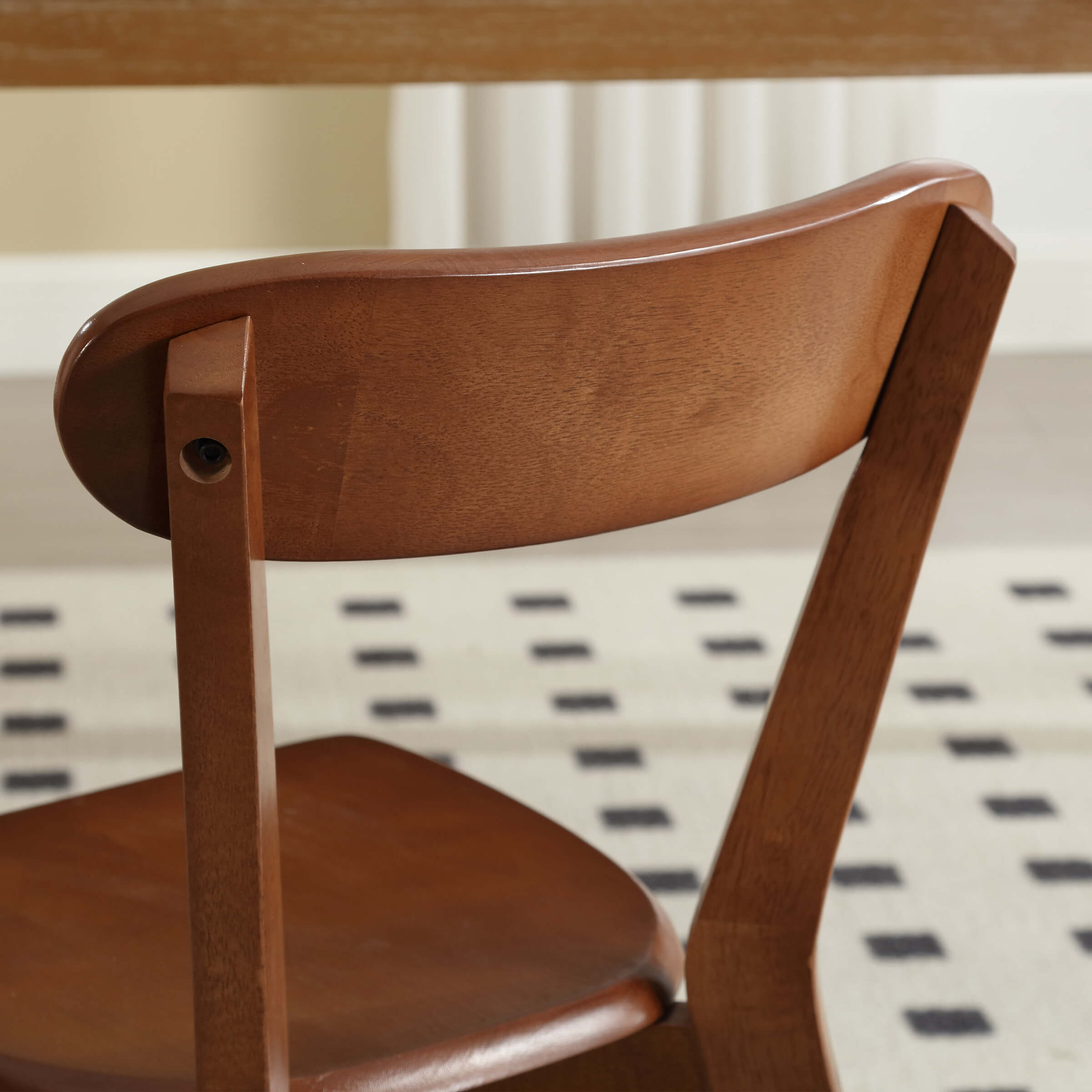 Kmax Oak Wood Dining Chairs Set of 4 - X016DC