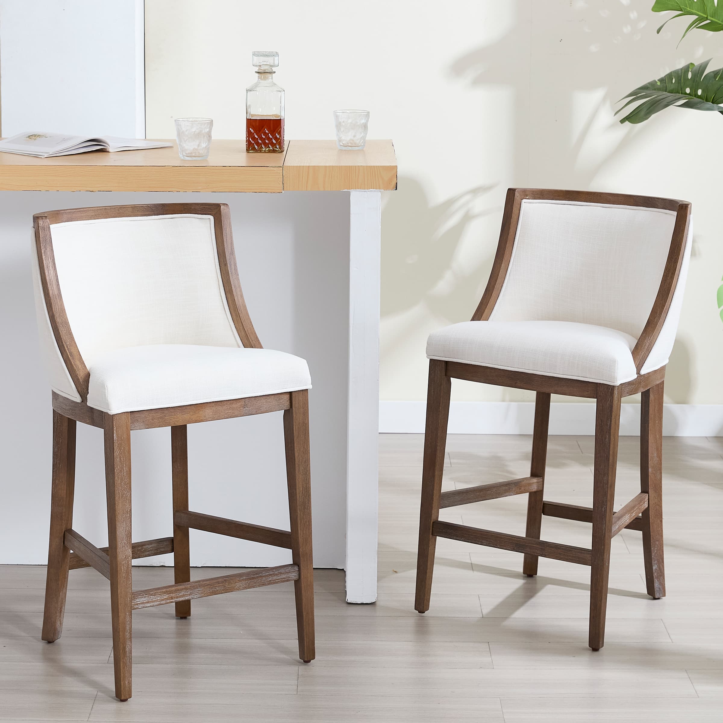 Kmax 26”H Counter Height Bar Stools Set of 2 - 01911CS