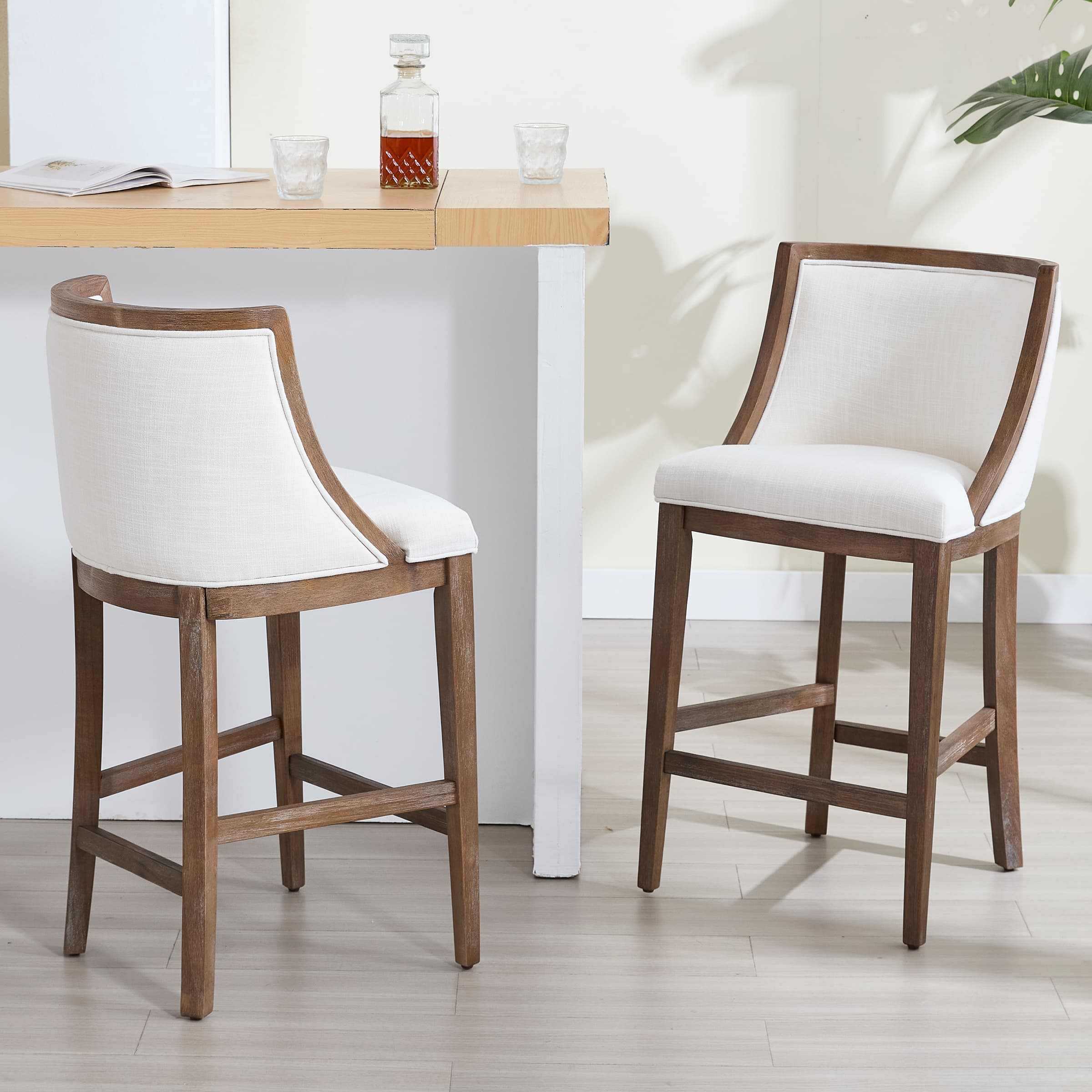 Kmax 26”H Counter Height Bar Stools Set of 2 - 01911CS