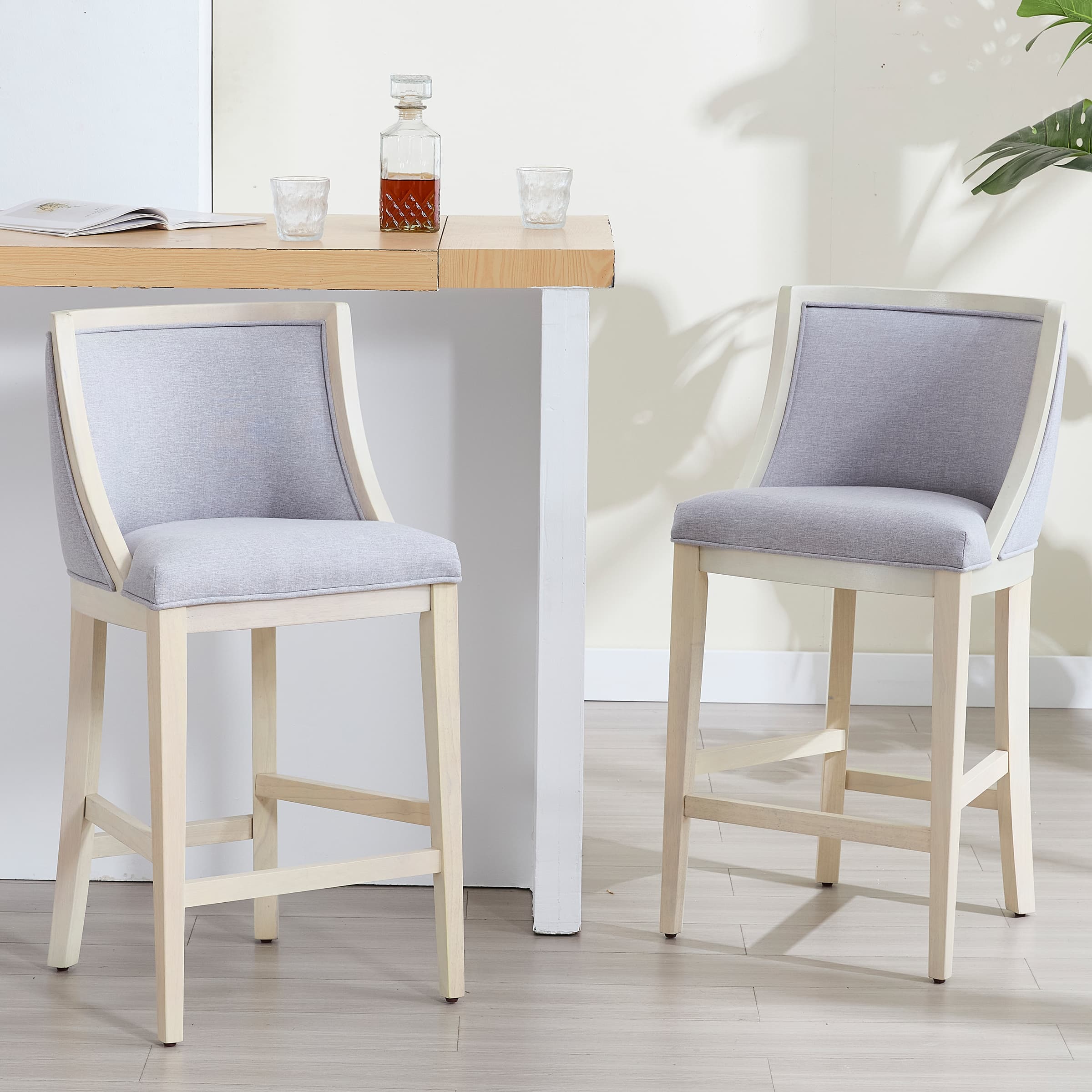 Kmax 26”H Counter Height Bar Stools Set of 2 - 01911CS