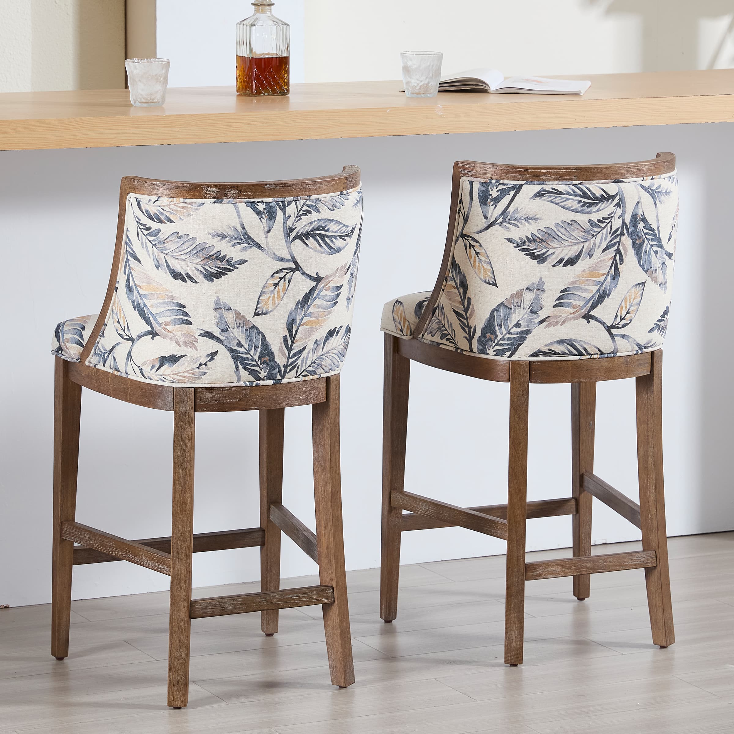 Kmax 26”H Counter Height Bar Stools Set of 2 - 01911CS