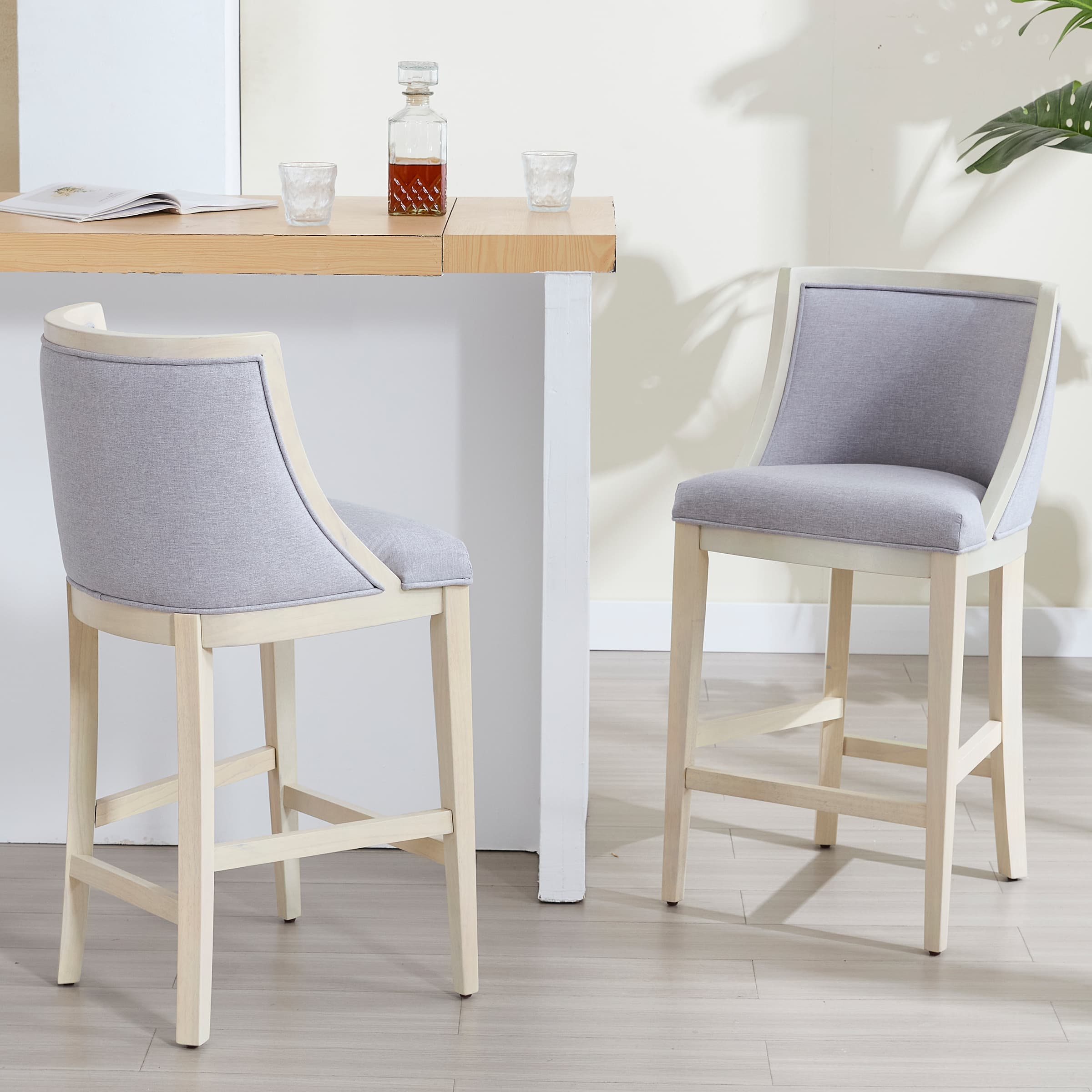 Kmax 26”H Counter Height Bar Stools Set of 2 - 01911CS