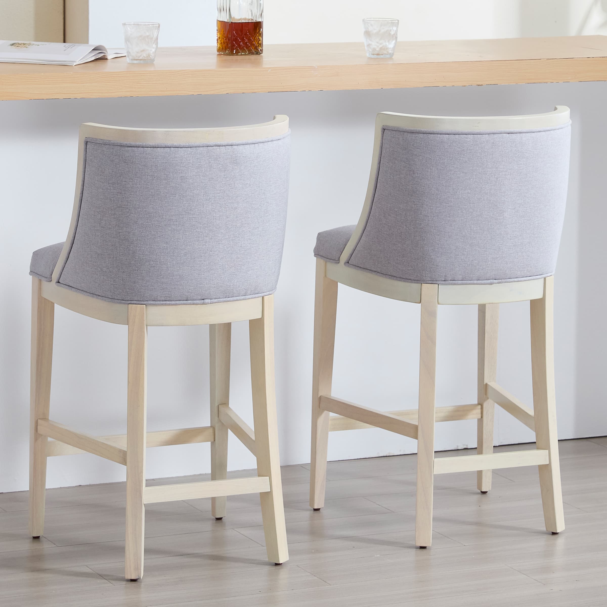 Kmax 26”H Counter Height Bar Stools Set of 2 - 01911CS