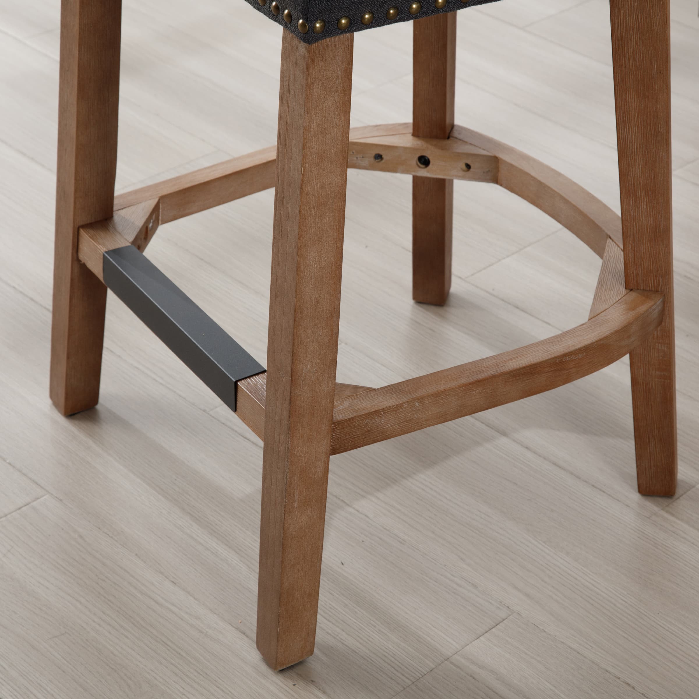 Janoray 26.75"H Wood Legs Counter Stools Set of 2 - 5753CS