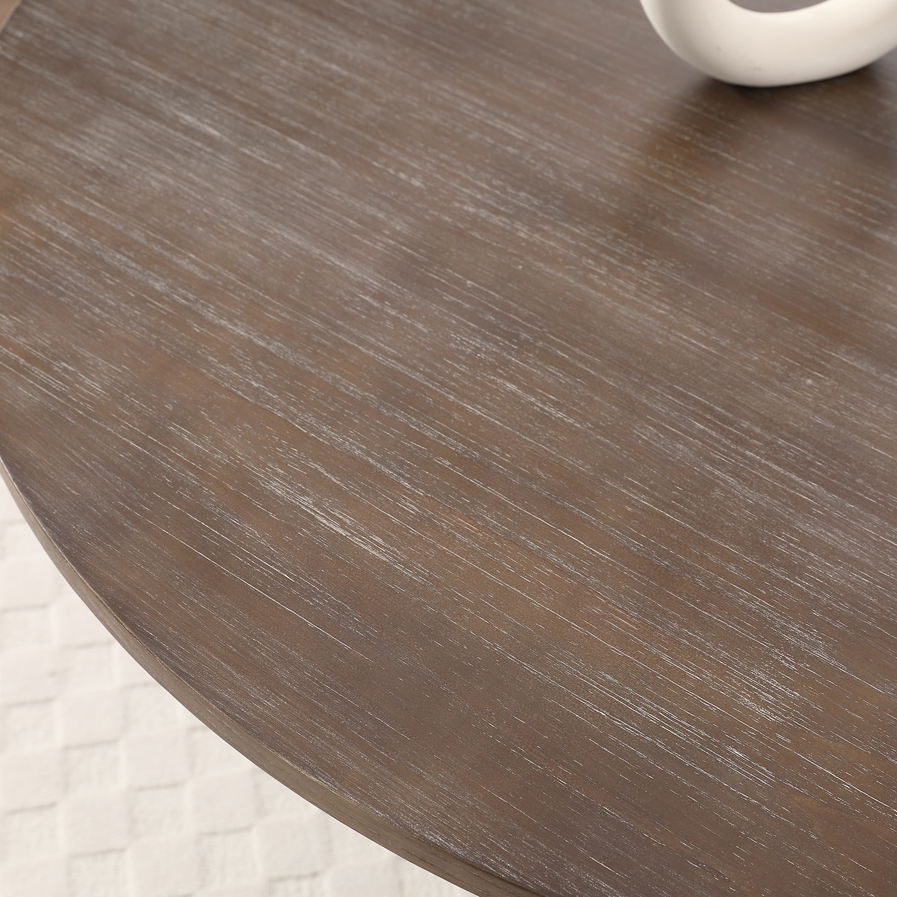 Janoray 47" W Rustic Farmhouse Round Dining Table - 22647DT
