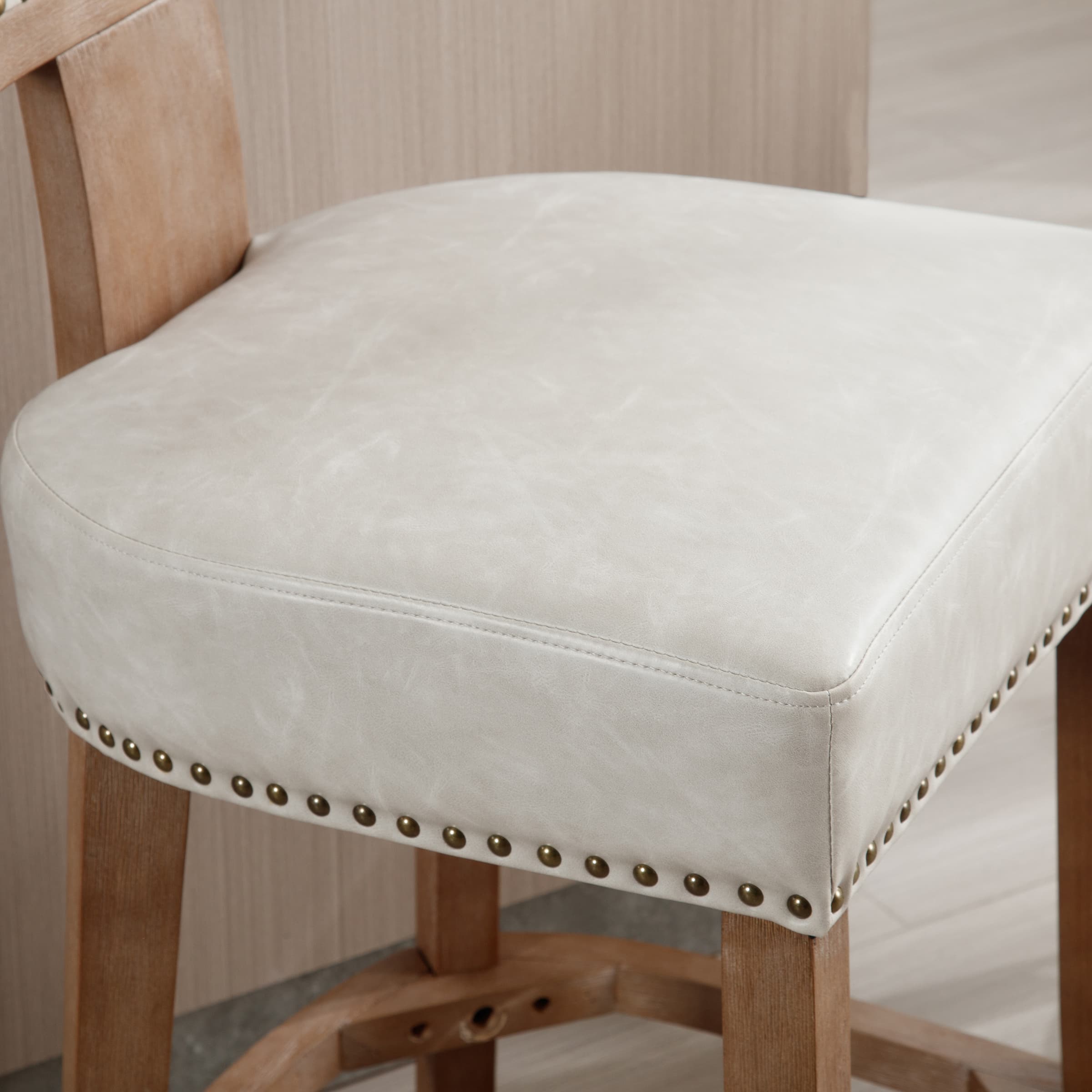 Janoray 26.75"H Wood Legs Counter Stools Set of 2 - 5753CS