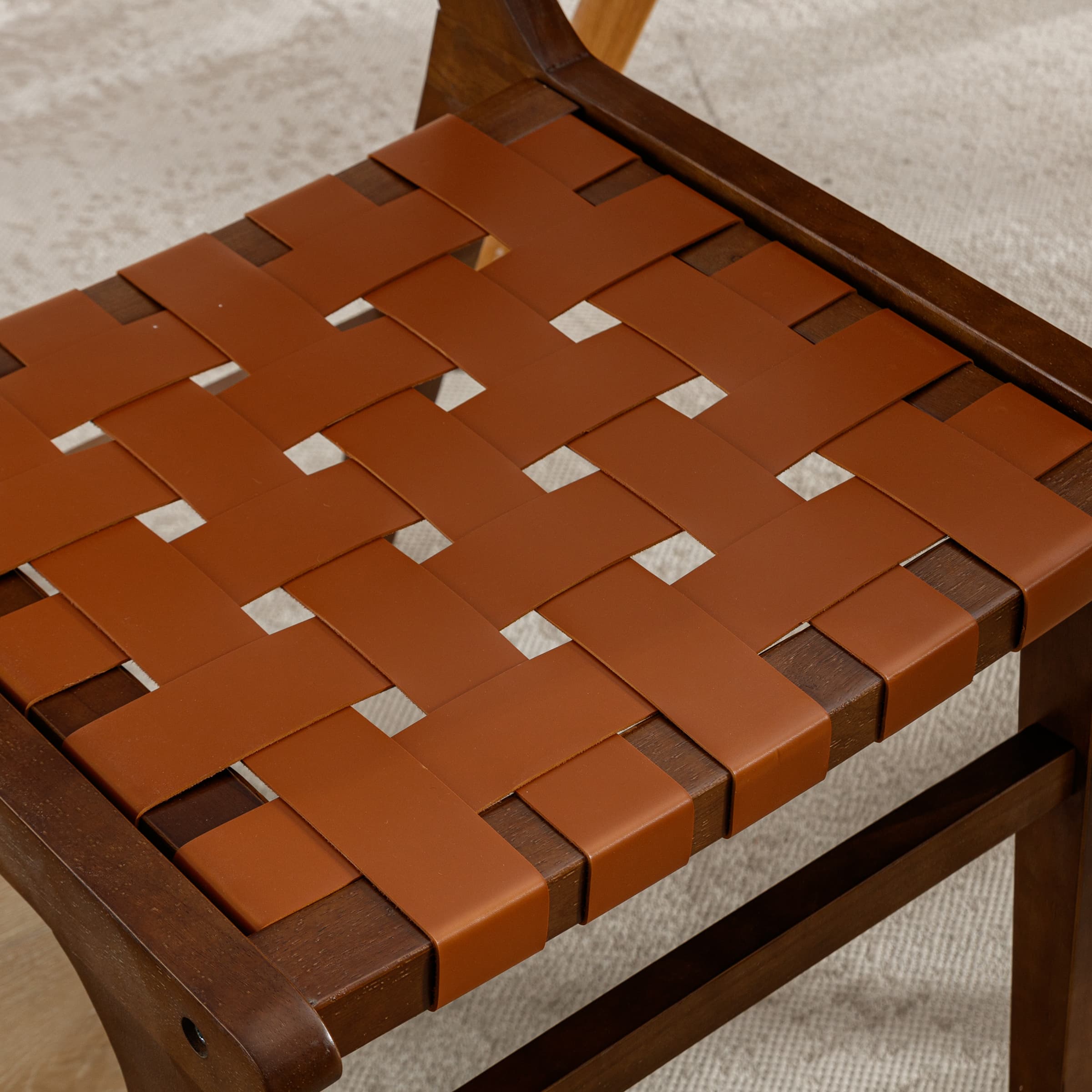 Kmax Woven Strips Dining Chairs Set of 2 - 1886DC