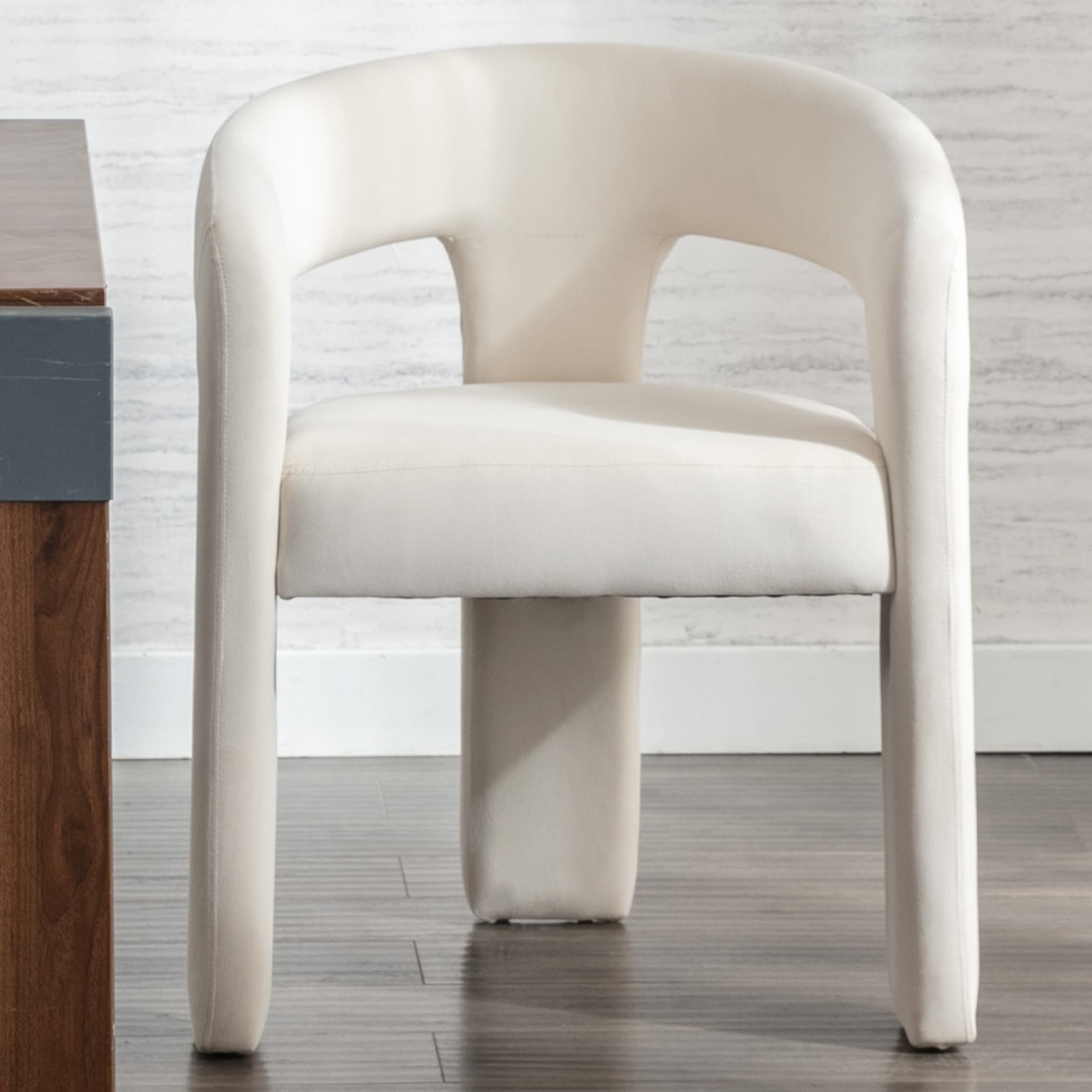 VESCASA Open Back Barrel Dining Chair 1 PCS - 5101DC