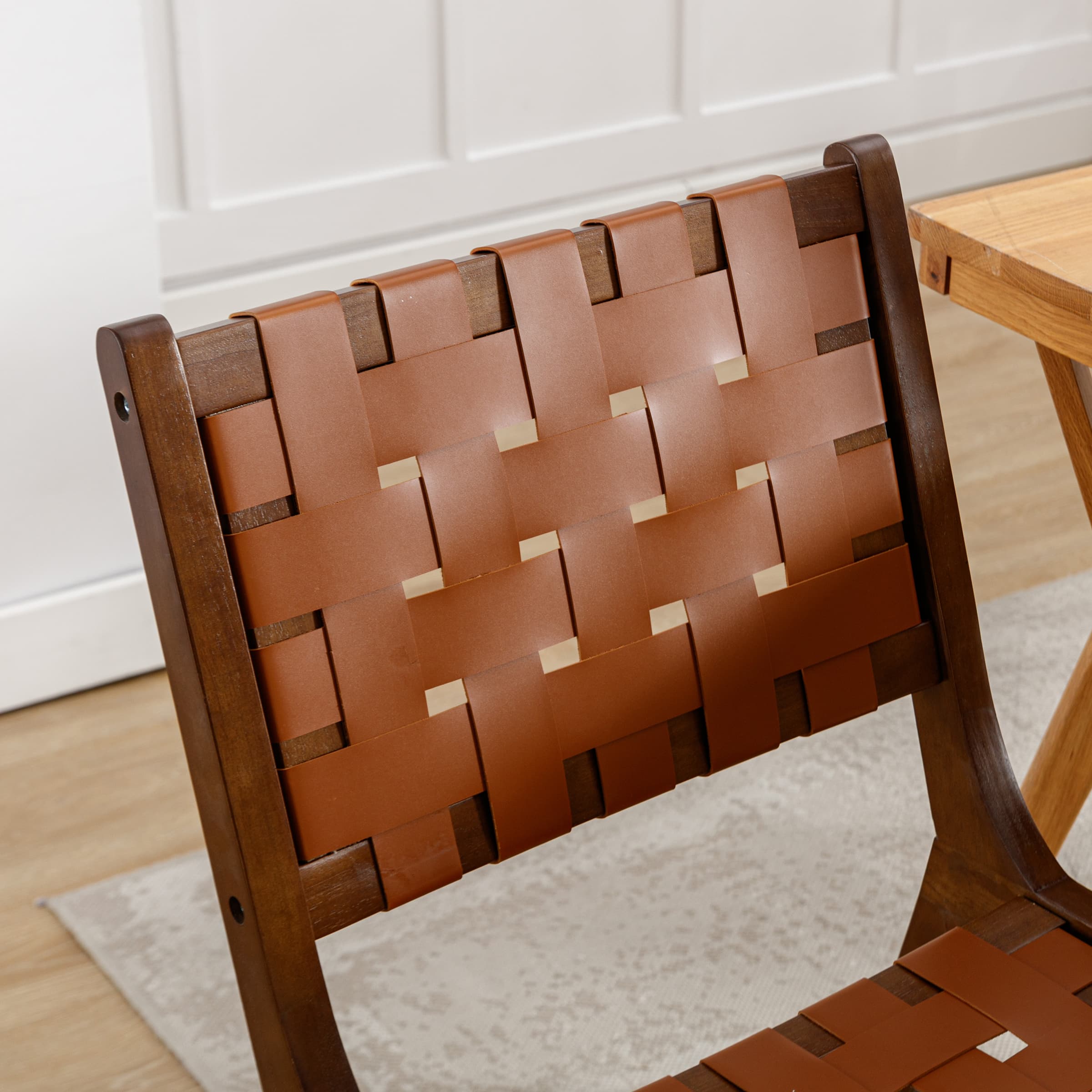 Kmax Woven Strips Dining Chairs Set of 2 - 1886DC