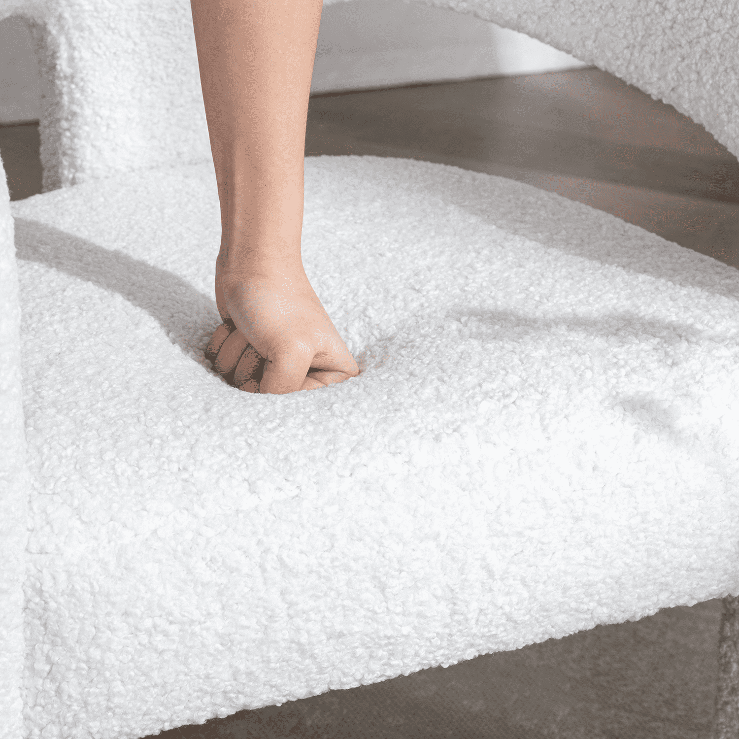 VESCASA Open Back Barrel Dining Chair 1 PCS - 5101DC