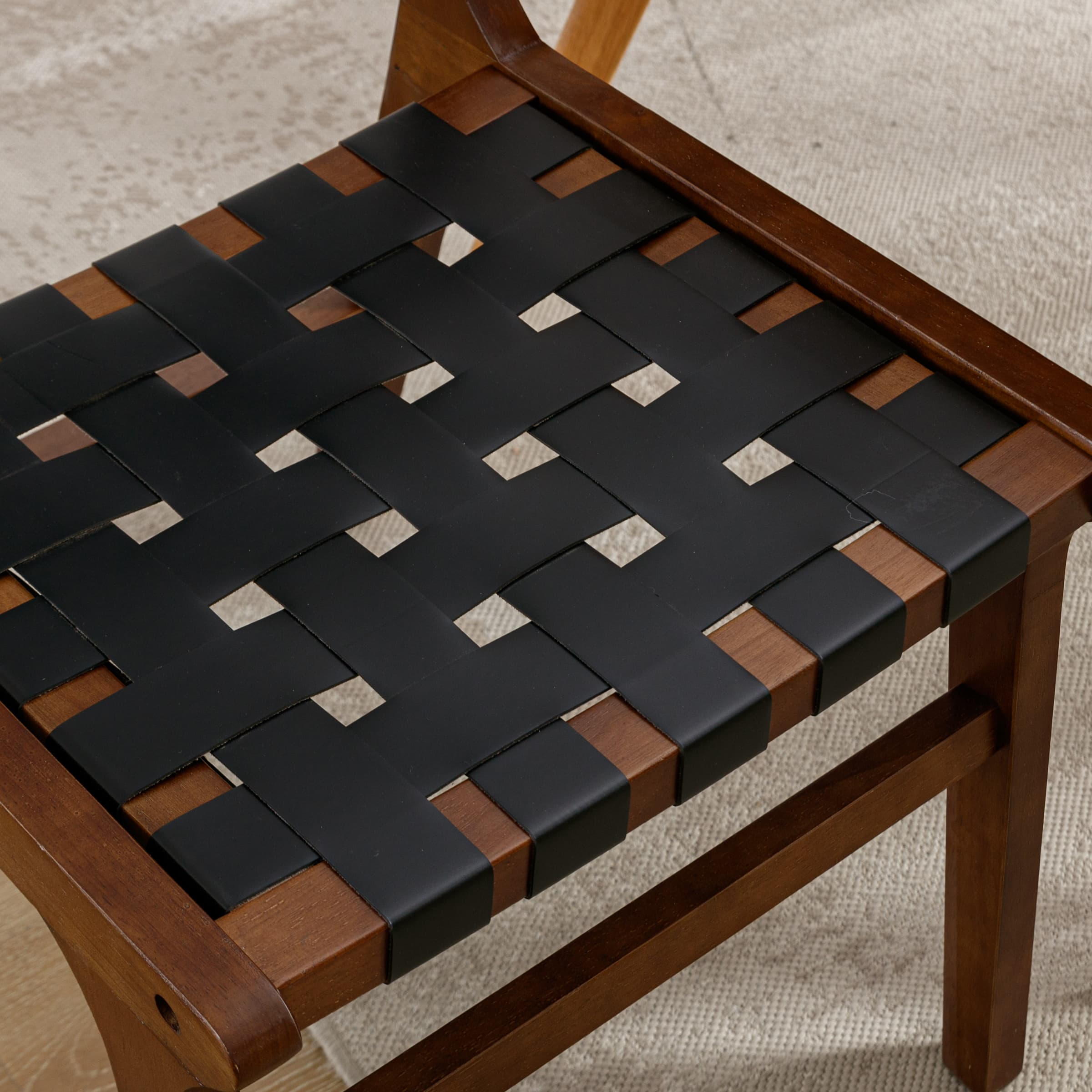 Kmax Woven Strips Dining Chairs Set of 2 - 1886DC