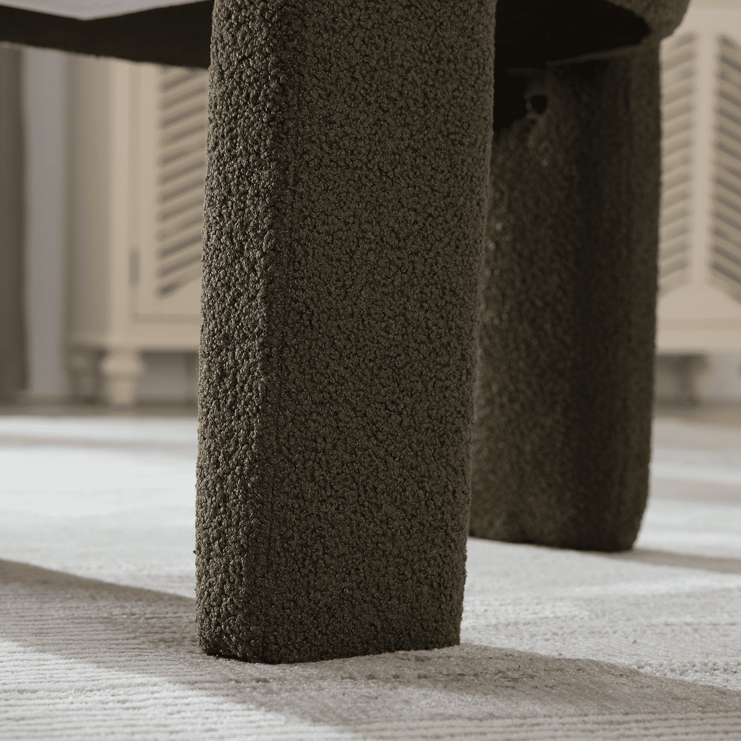 VESCASA Open Back Barrel Dining Chair 1 PCS - 5101DC