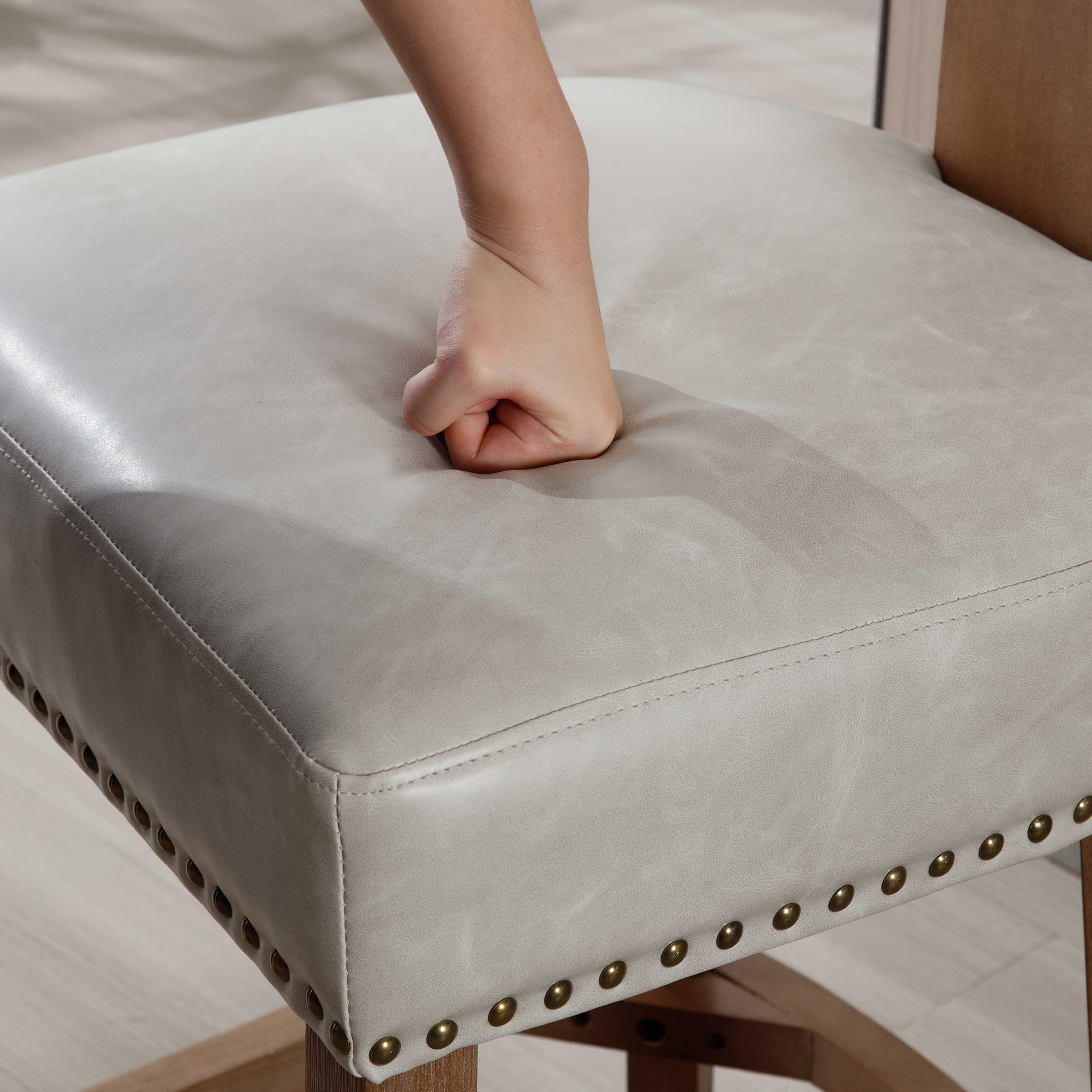 Janoray 26.75"H Wood Legs Counter Stools Set of 2 - 5753CS