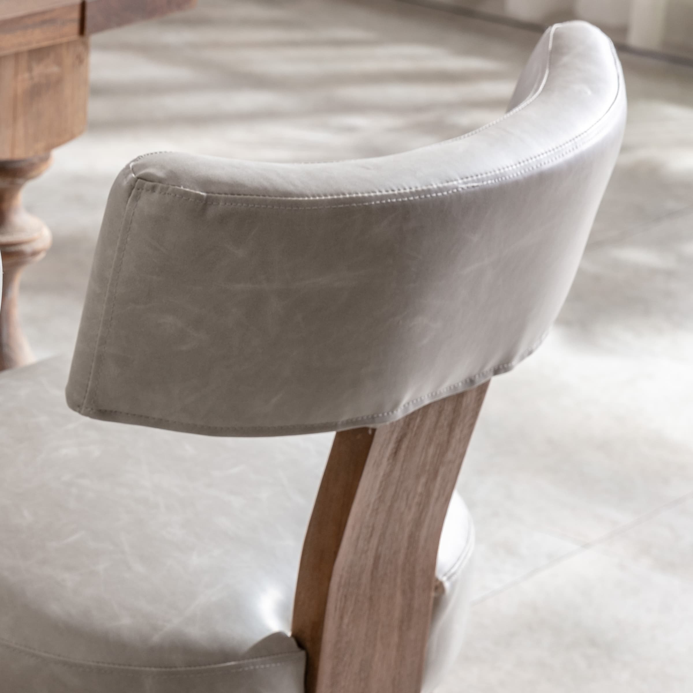 CIMOTA Classic Curved Open Back Dining Chairs Set of 2 - 1670&1917&1918