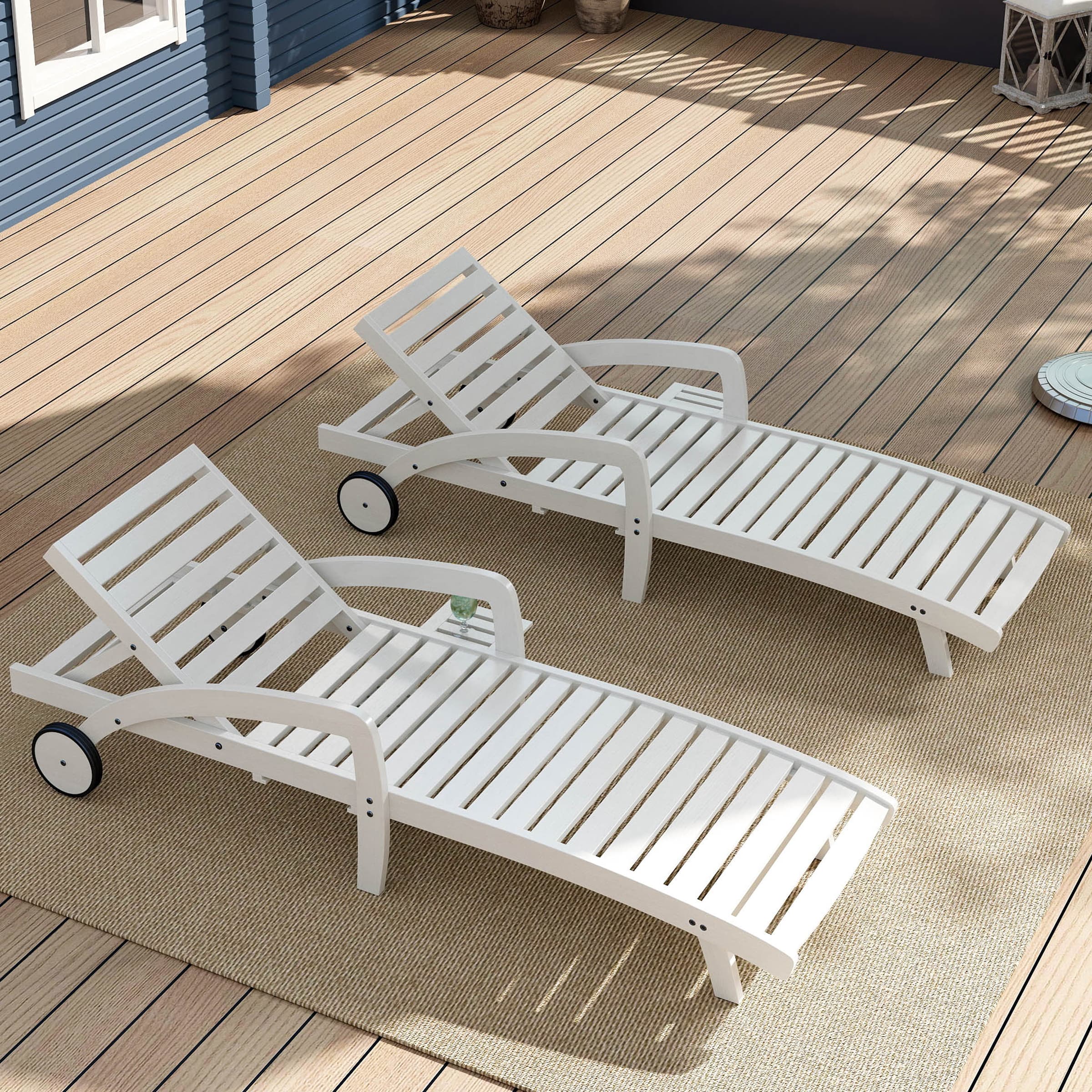 Kmax Adjustable Wood Reclining Lounge Chair - 2602DB