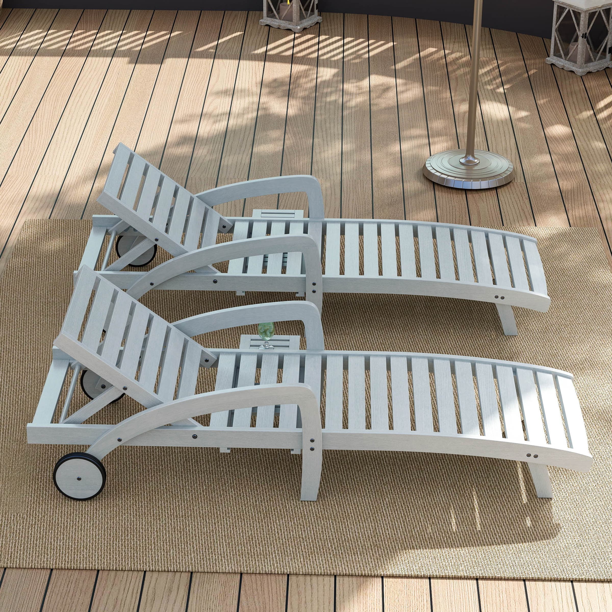 Kmax Adjustable Wood Reclining Lounge Chair - 2602DB