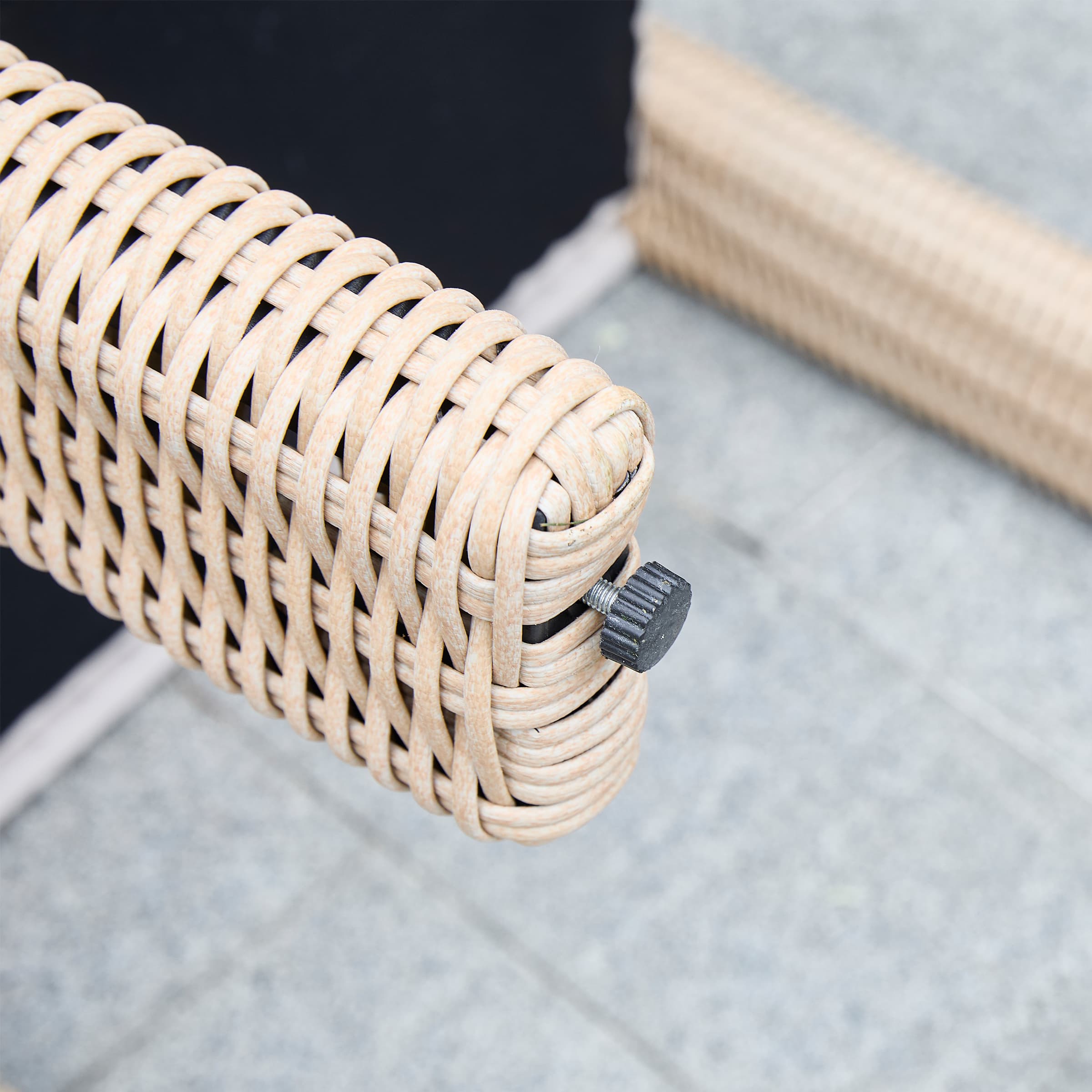 Kmax Outdoor Woven Dining Chairs Set of 2 - X003DC