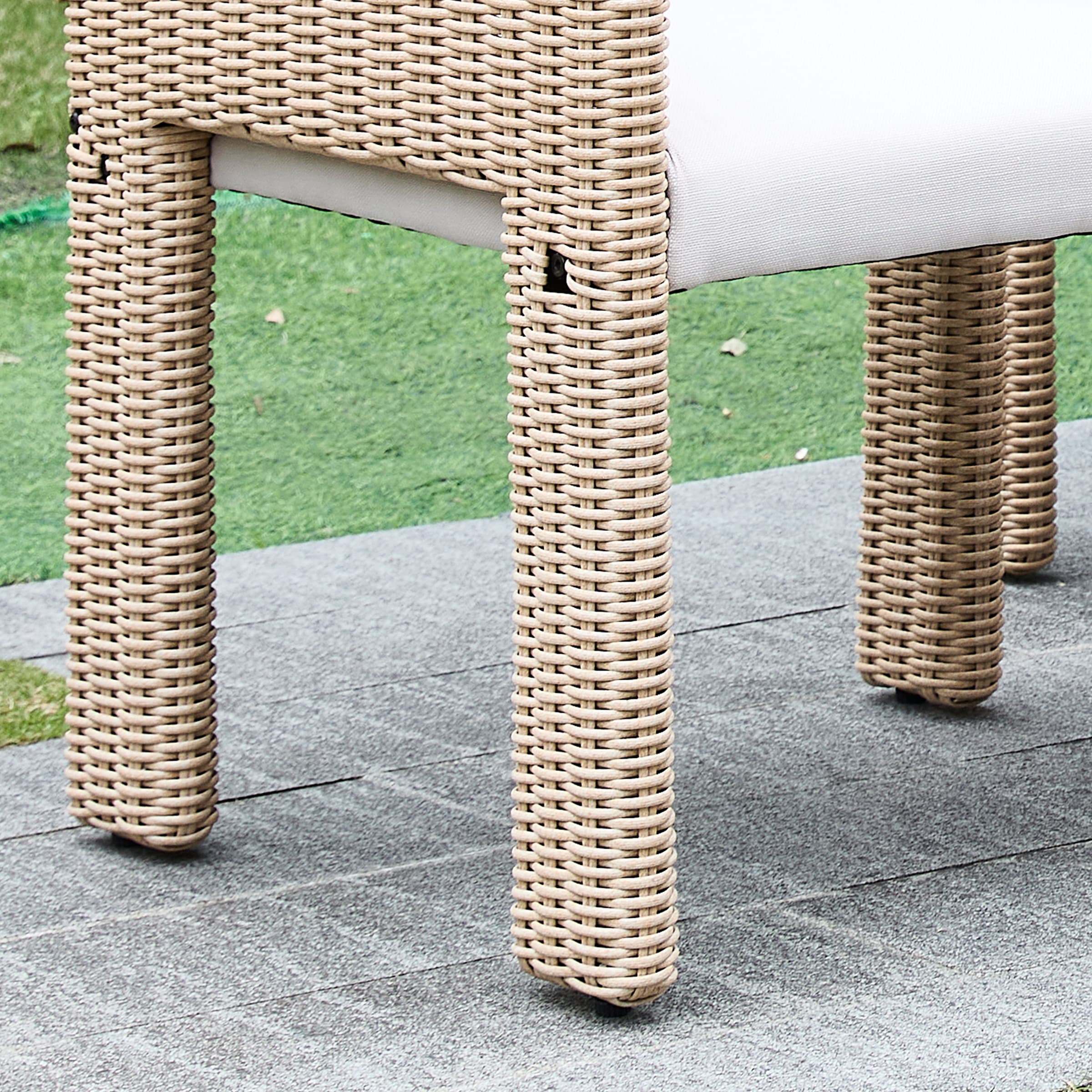 Kmax Outdoor Woven Dining Chairs Set of 2 - X003DC