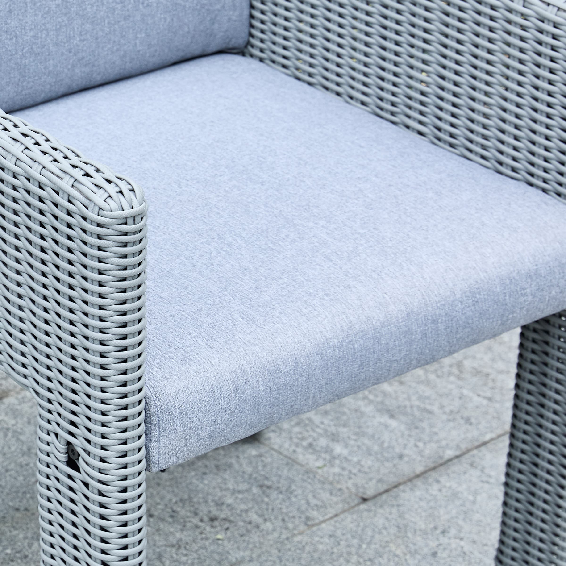 Kmax Outdoor Woven Dining Chairs Set of 2 - X003DC