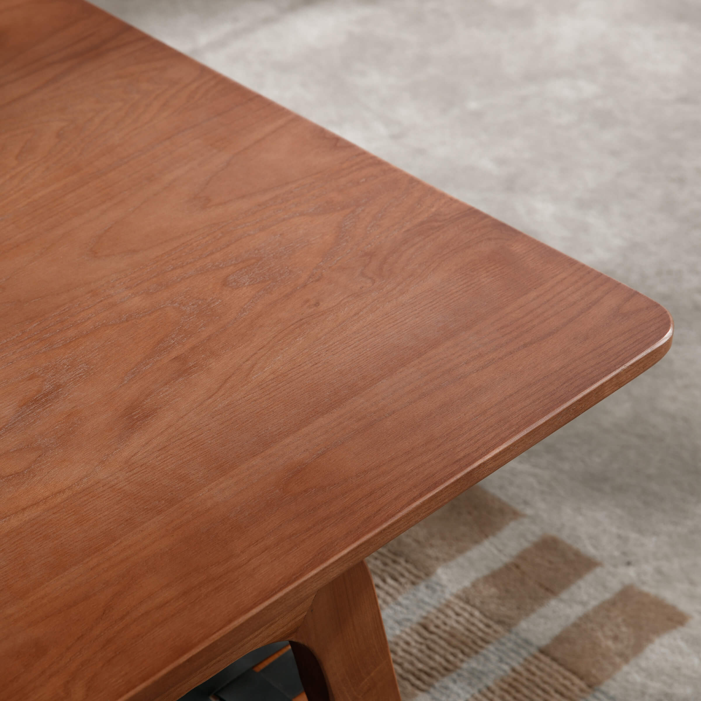 ZH4YOU 47"W Rectangular Coffee Table with Storage Shelf - 21794CT