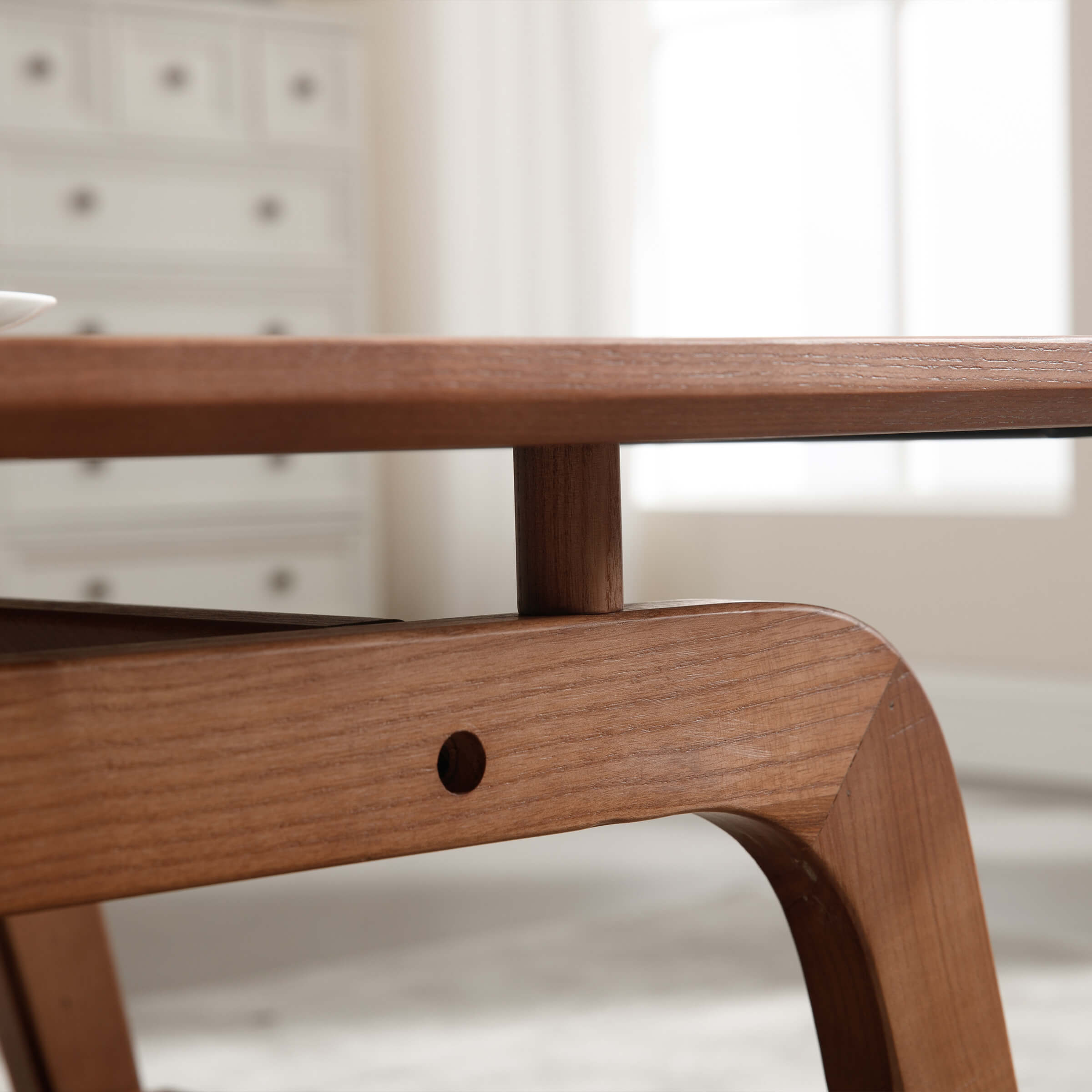 ZH4YOU 47"W Rectangular Coffee Table with Storage Shelf - 21794CT