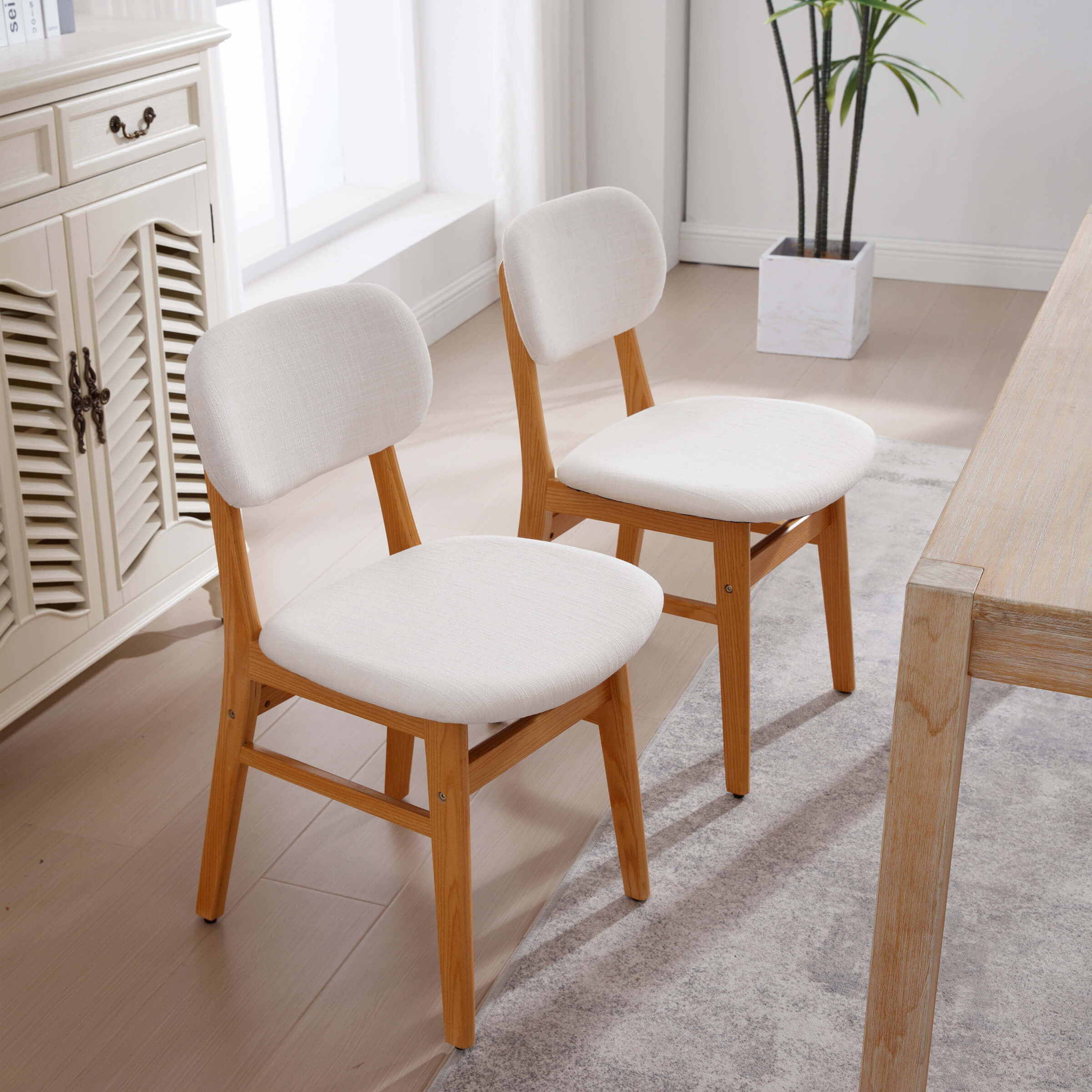 KMAX Nordic Style Dining Chairs Set of 2- 9009DC