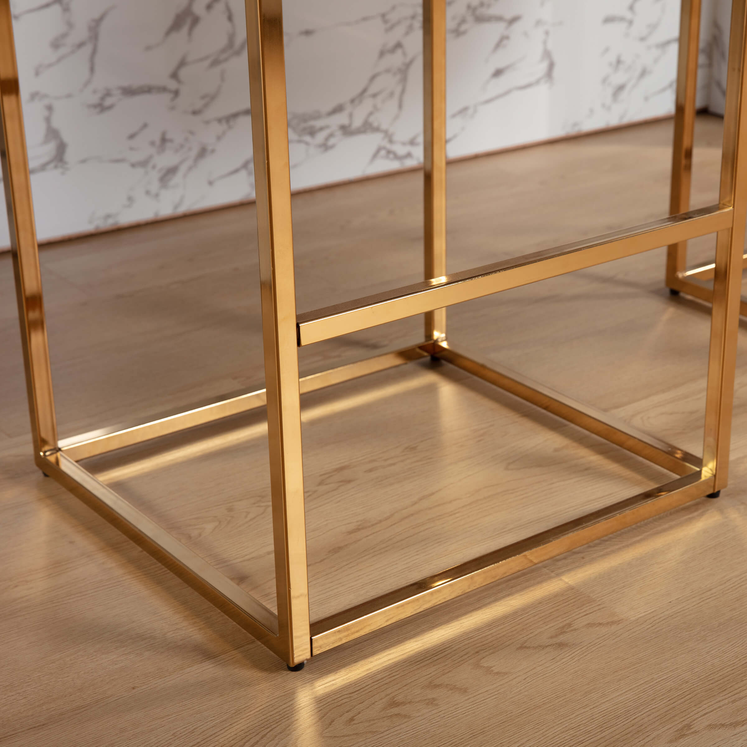 CHICAURA 26"H Bar Stools with Backrest Set of 2 - 5692CS