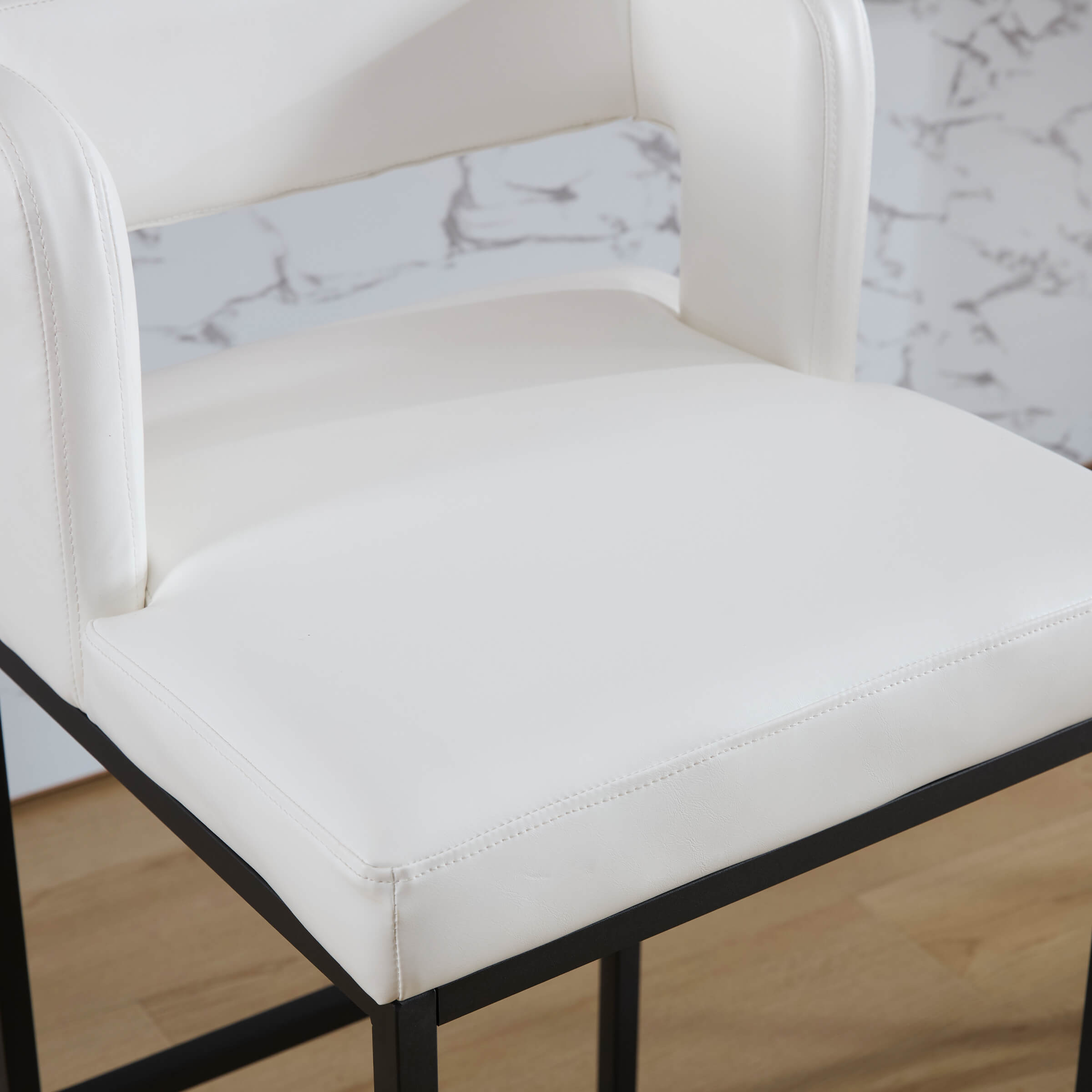 CHICAURA 26”H Barrel Counter Stools Set of 2 - 31035CS