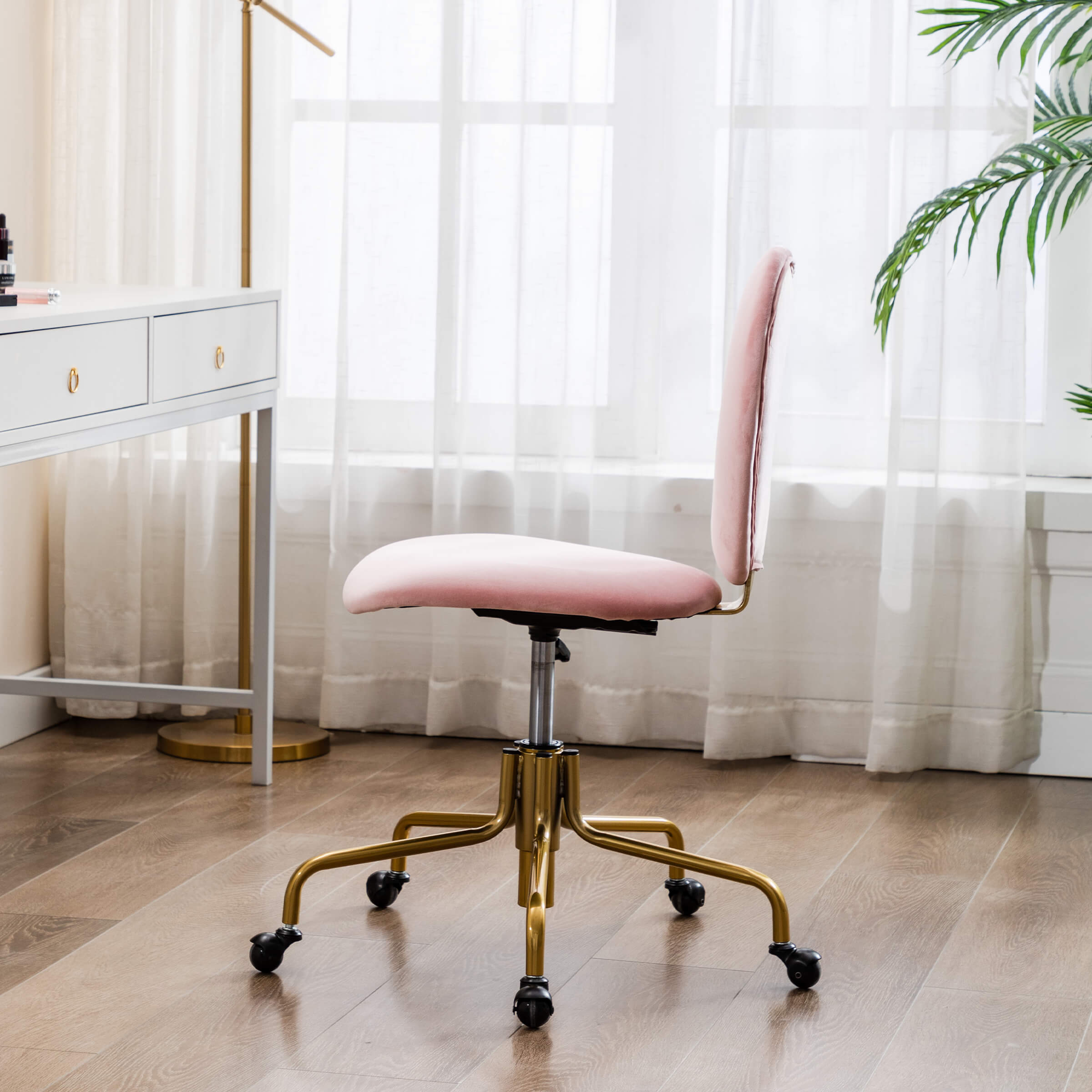 CHICAURA Adjustable Swivel Heart Shape Kids Desk Chair 1 PCS - 3024