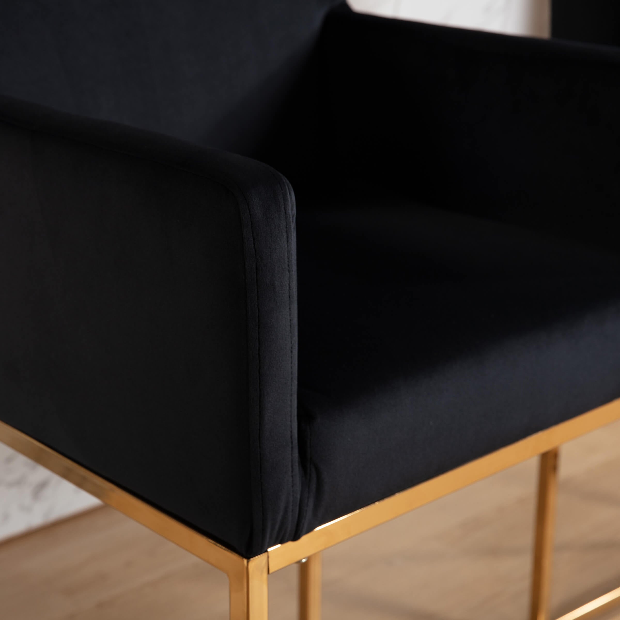 CHICAURA 26"H Bar Stools with Backrest Set of 2 - 5692CS