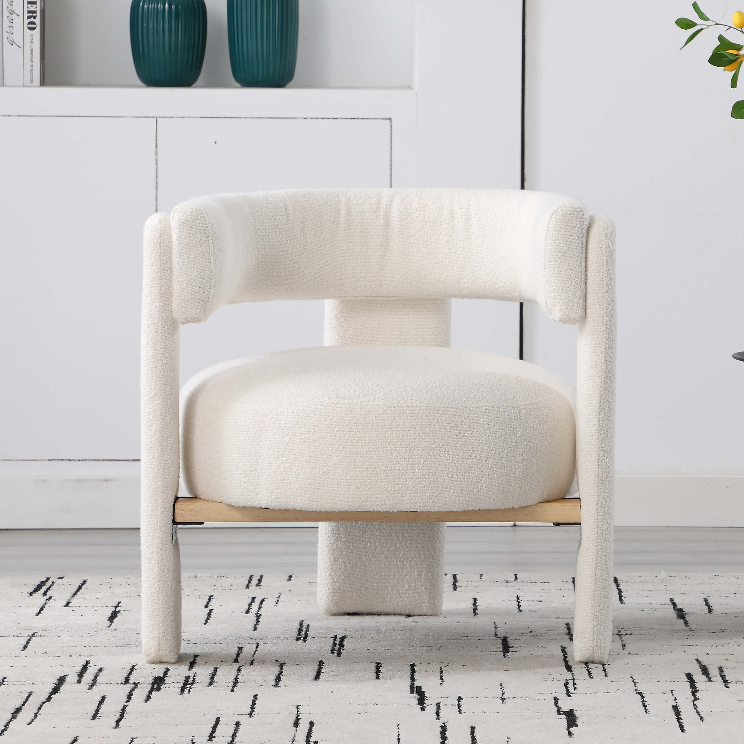 CHICAURA Barrel Open Back Accent Chair 1 PCS - 3974AC