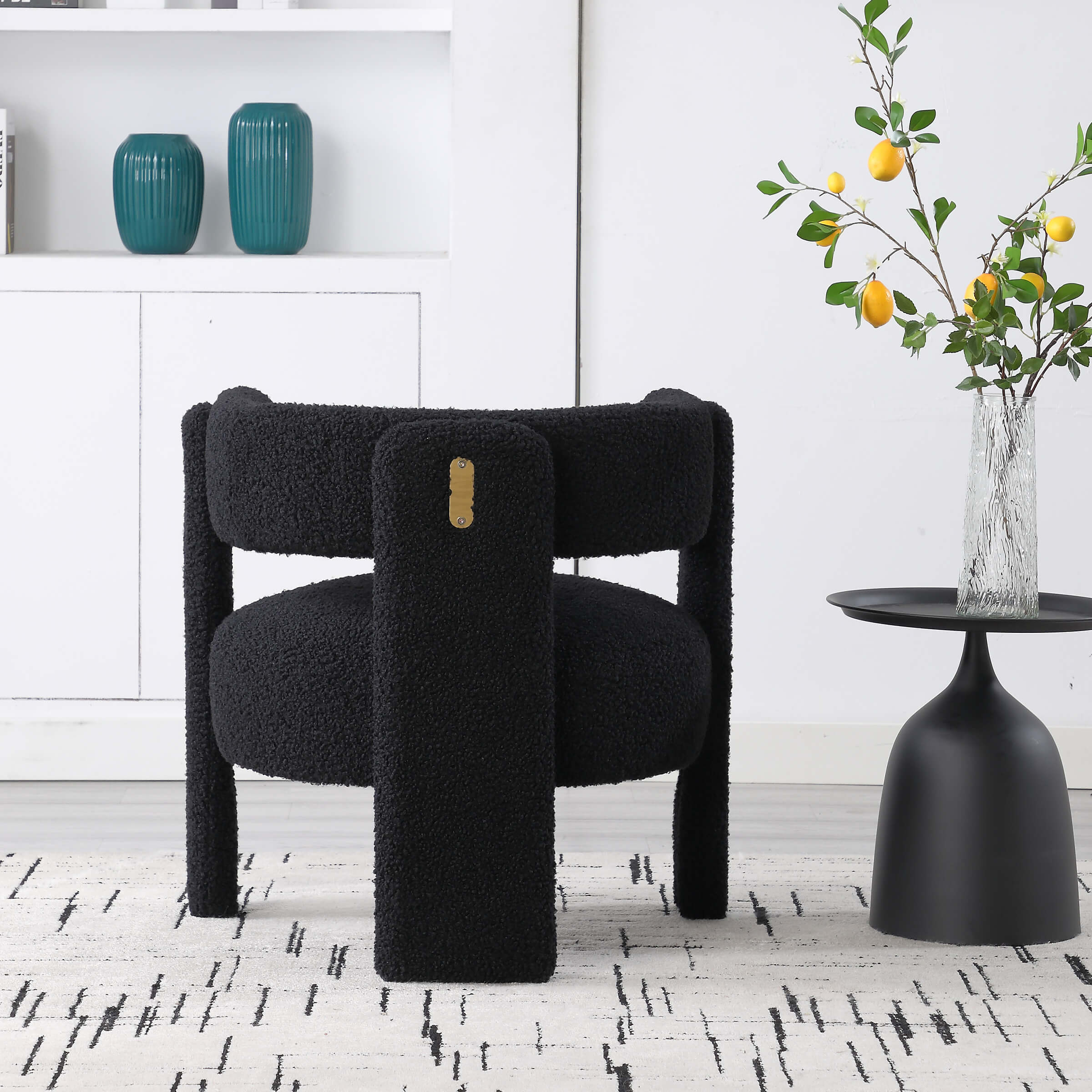 CHICAURA Barrel Open Back Accent Chair 1 PCS - 3974AC