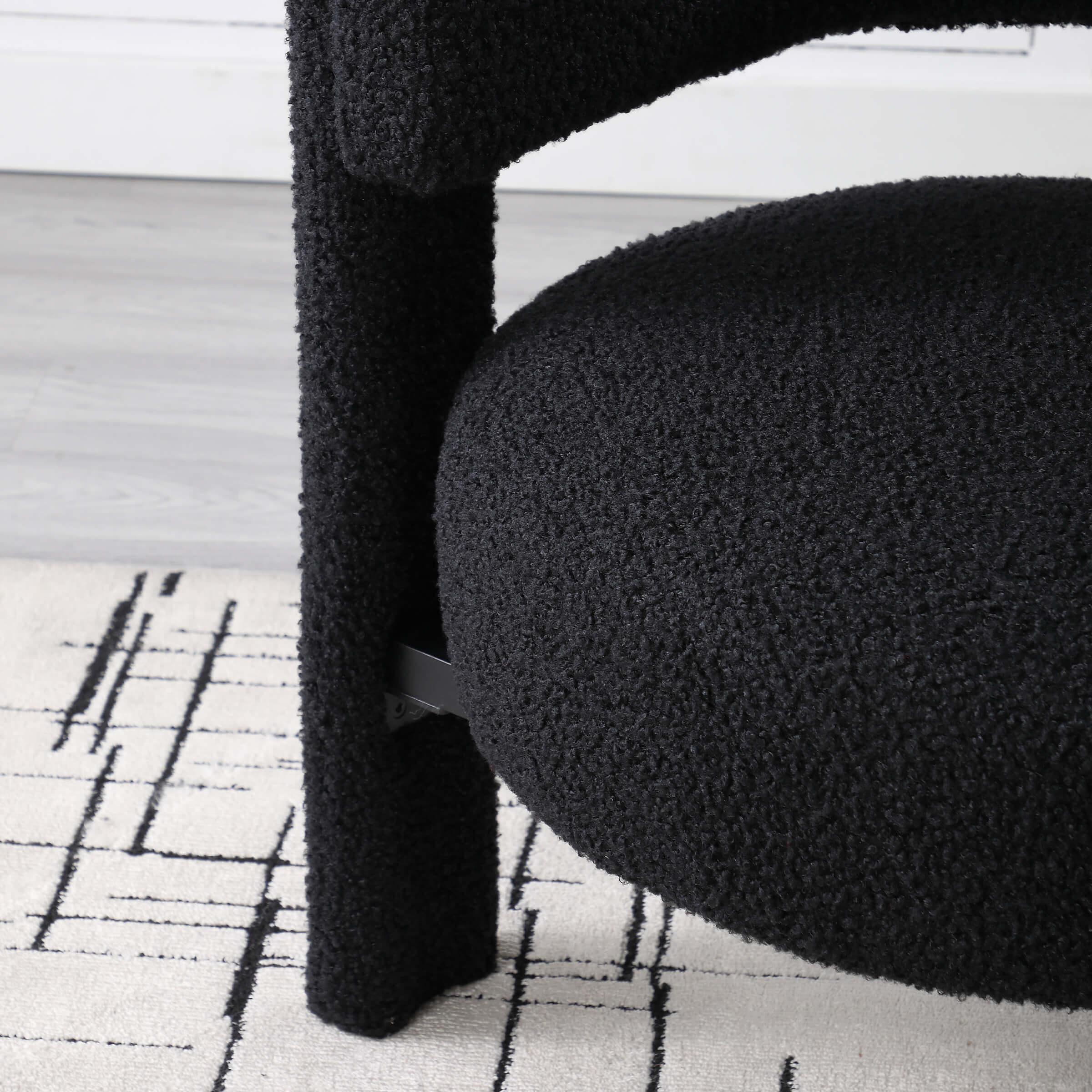 CHICAURA Barrel Open Back Accent Chair 1 PCS - 3974AC