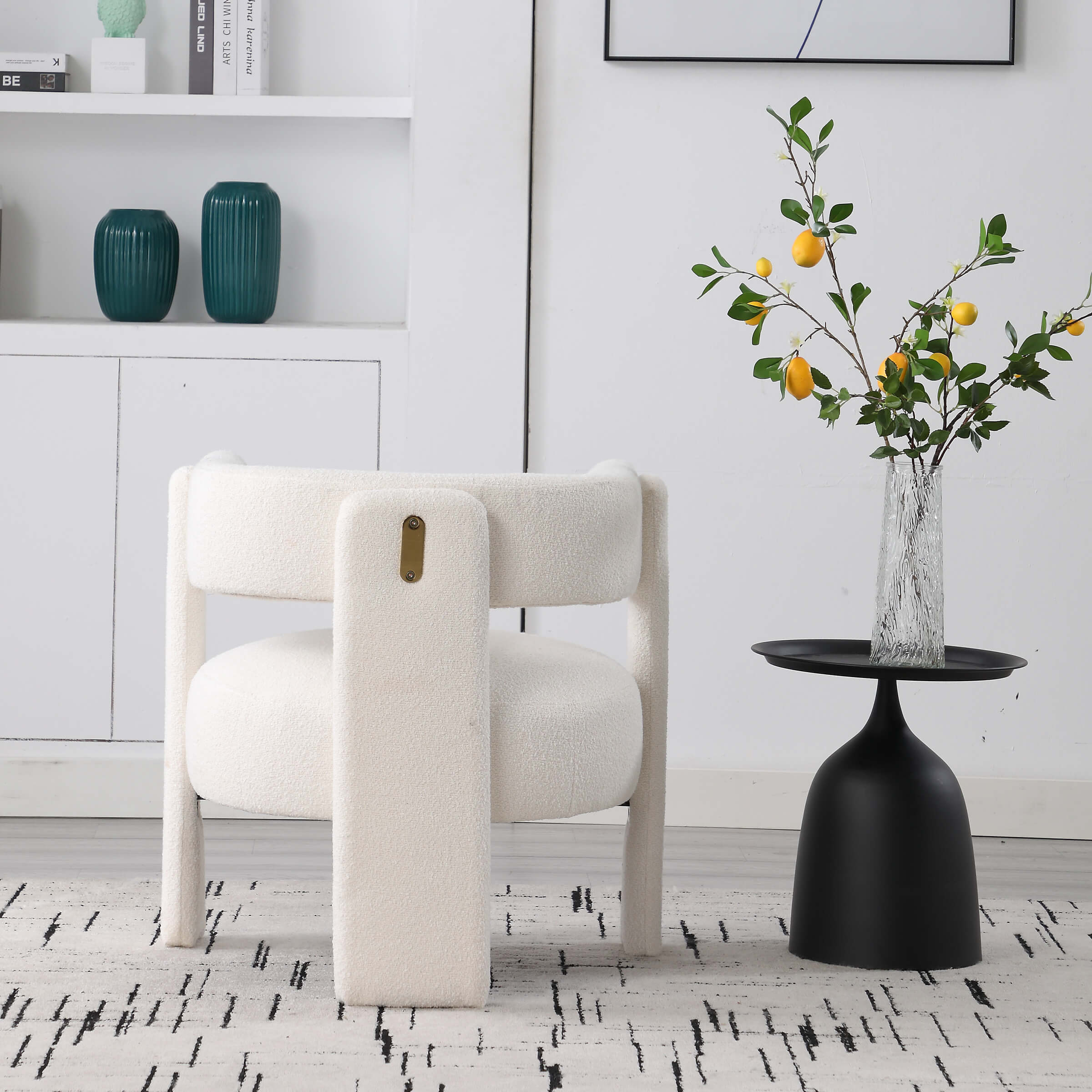 CHICAURA Barrel Open Back Accent Chair 1 PCS - 3974AC