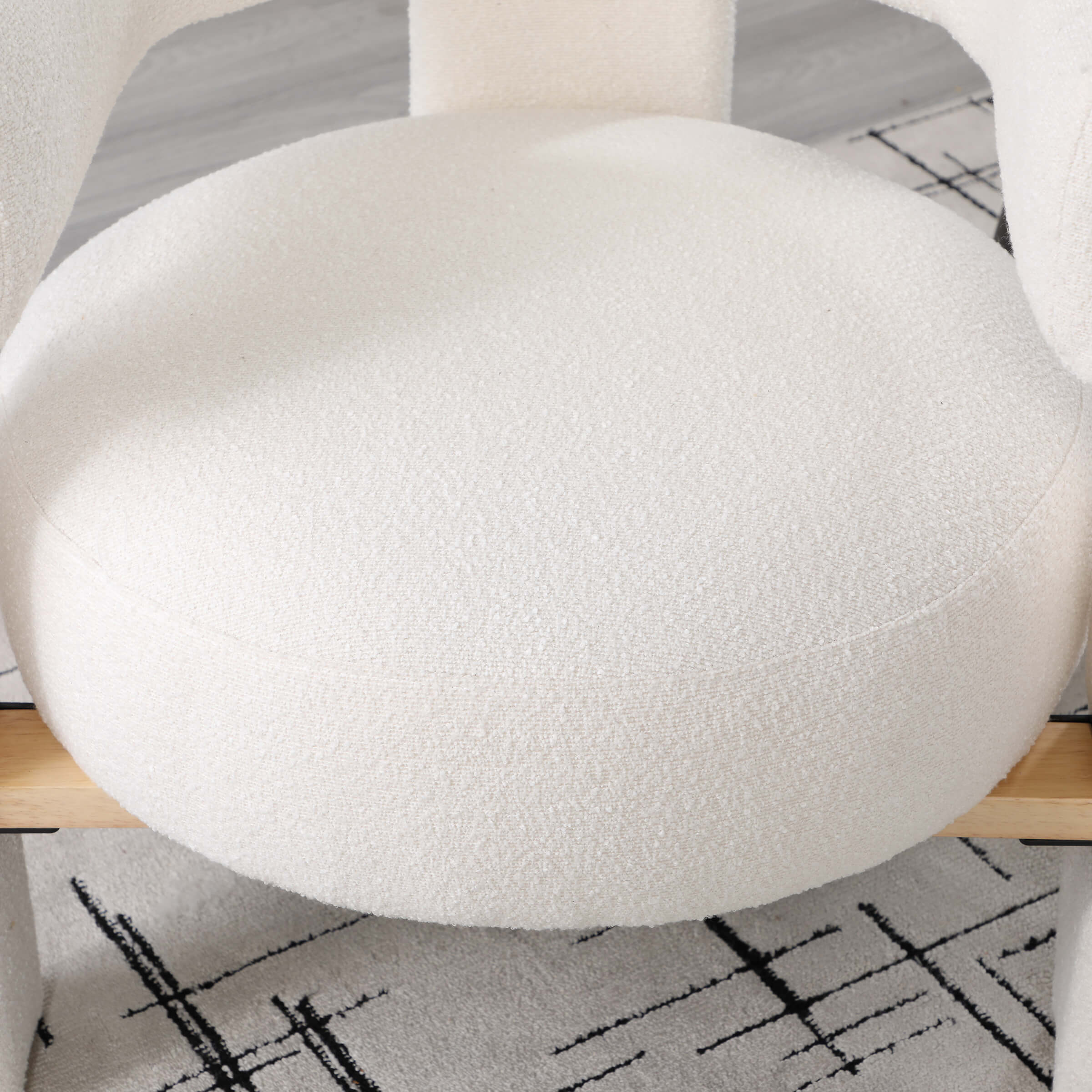 CHICAURA Barrel Open Back Accent Chair 1 PCS - 3974AC