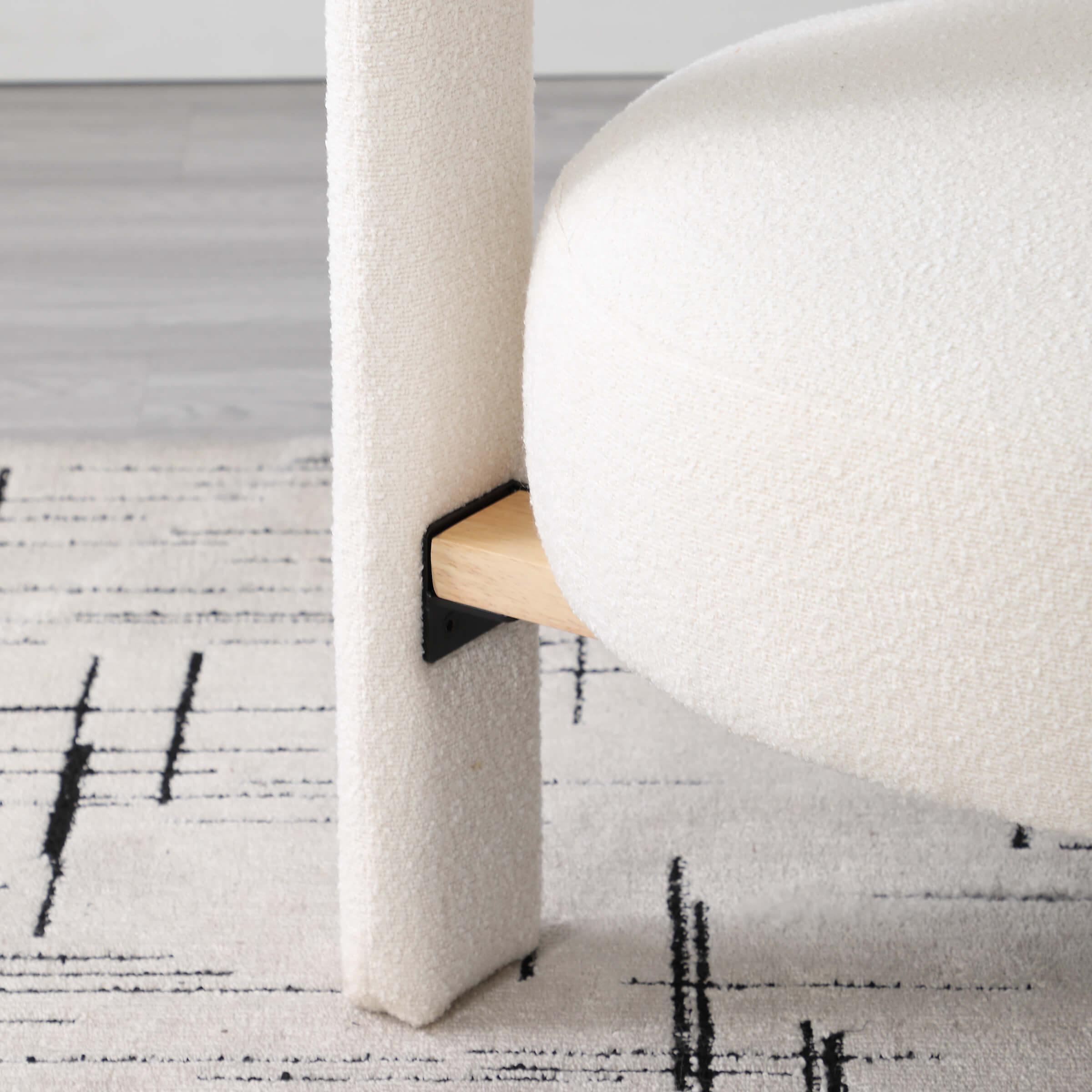 CHICAURA Barrel Open Back Accent Chair 1 PCS - 3974AC