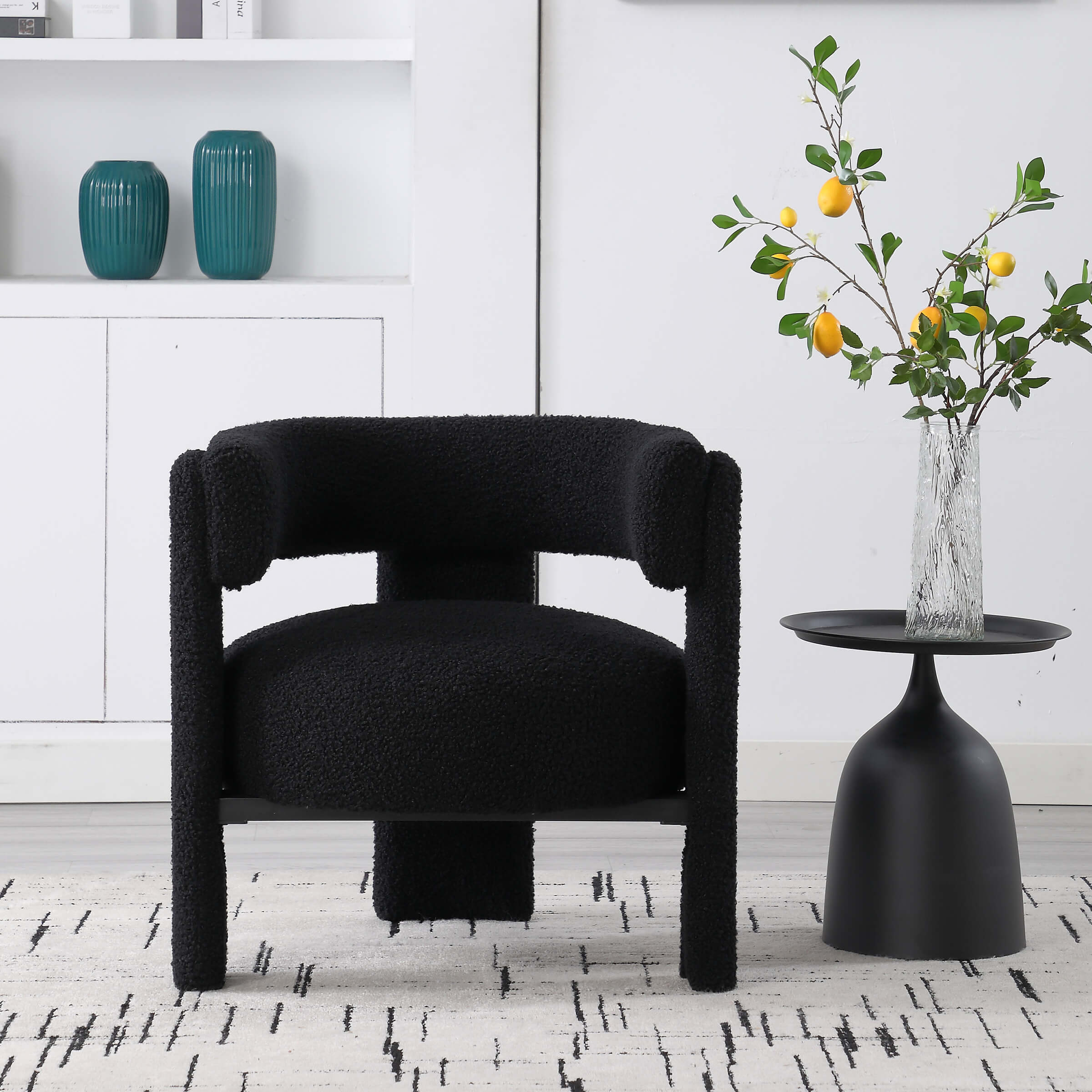 CHICAURA Barrel Open Back Accent Chair 1 PCS - 3974AC