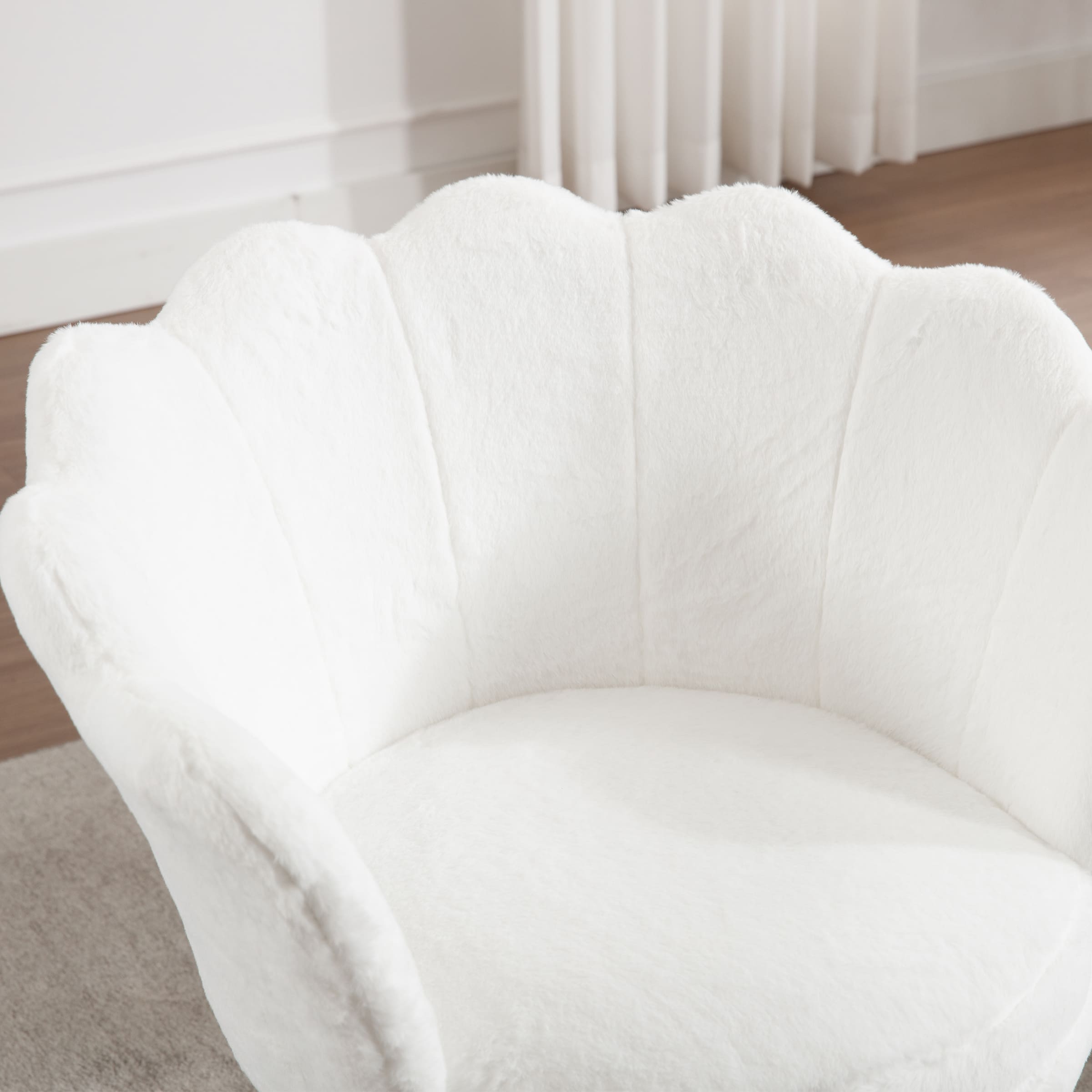 CHICAURA Modern Seashell Accent Chair 1 PCS - 1342AC