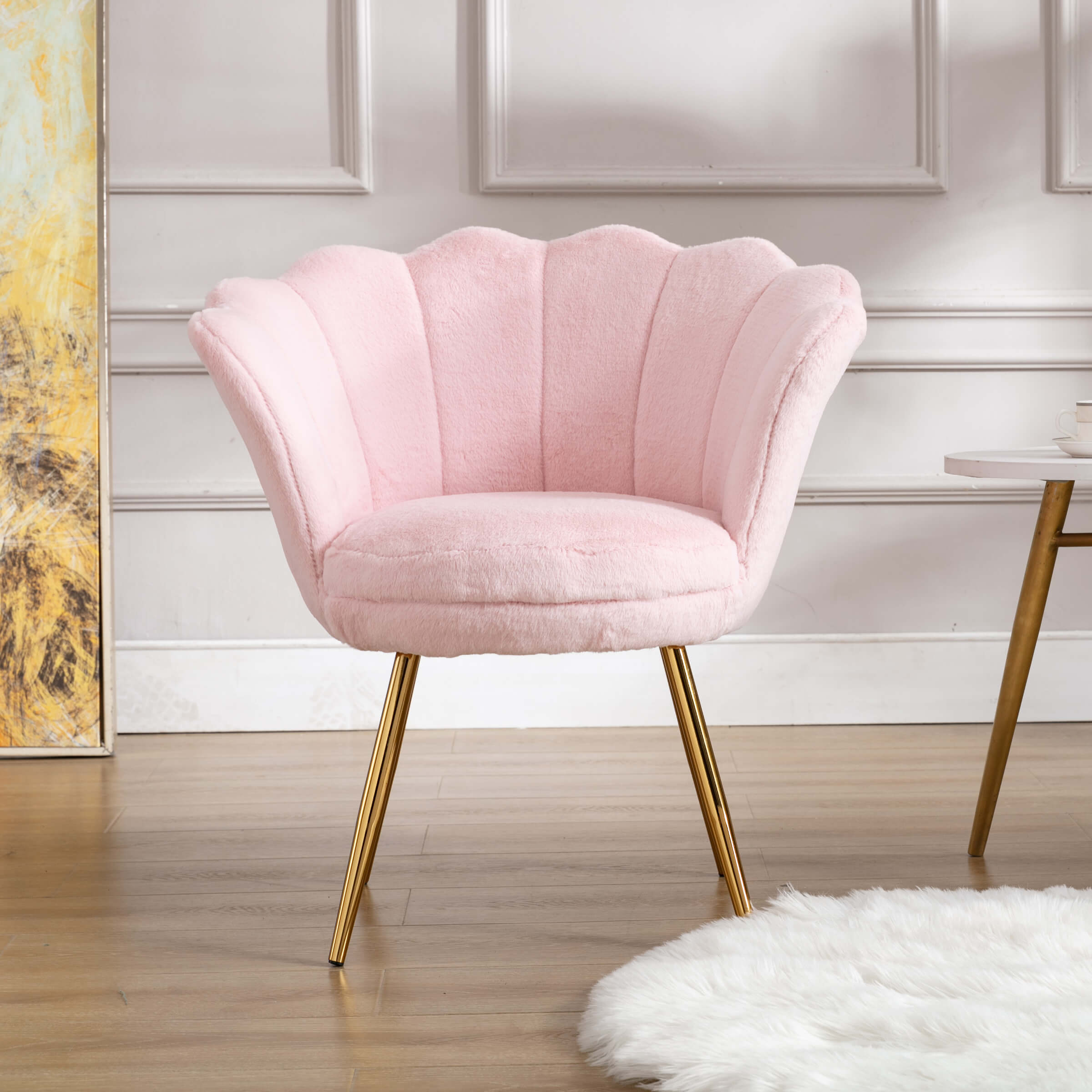 CHICAURA Modern Seashell Accent Chair 1 PCS - 1342AC