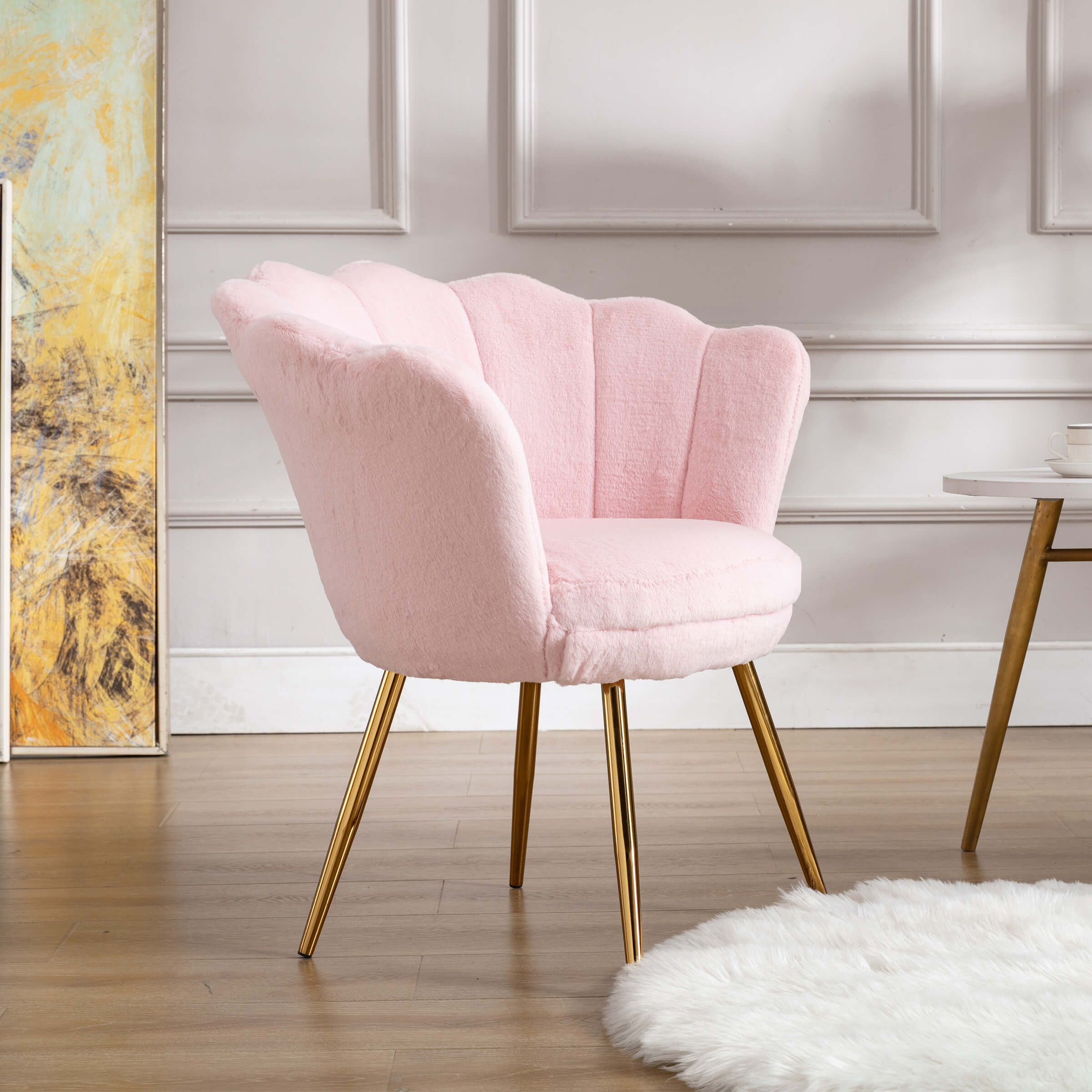 CHICAURA Modern Seashell Accent Chair 1 PCS - 1342AC