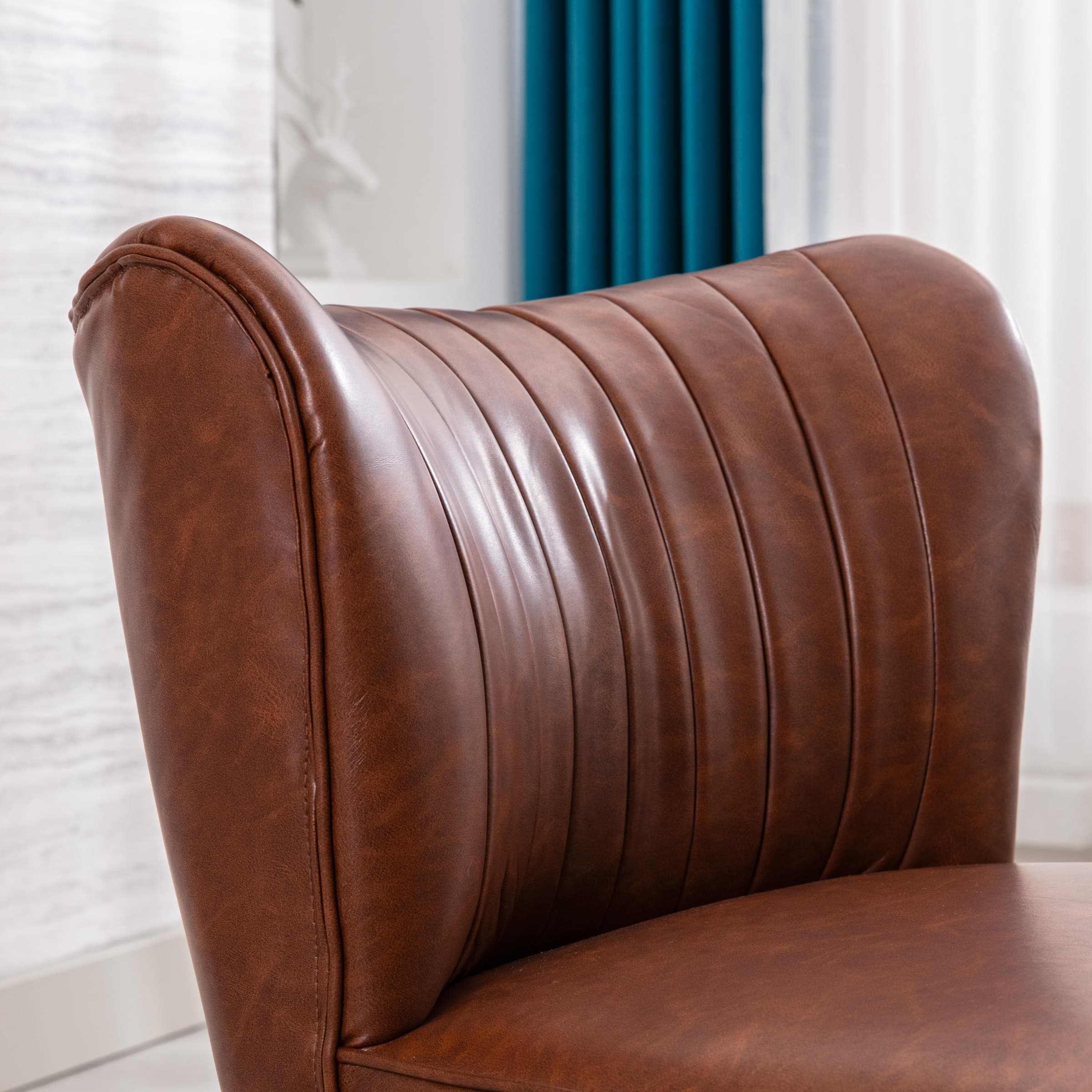 CHICAURA Mid Century Armless Accent Chairs Set of 2 - XXX6AC