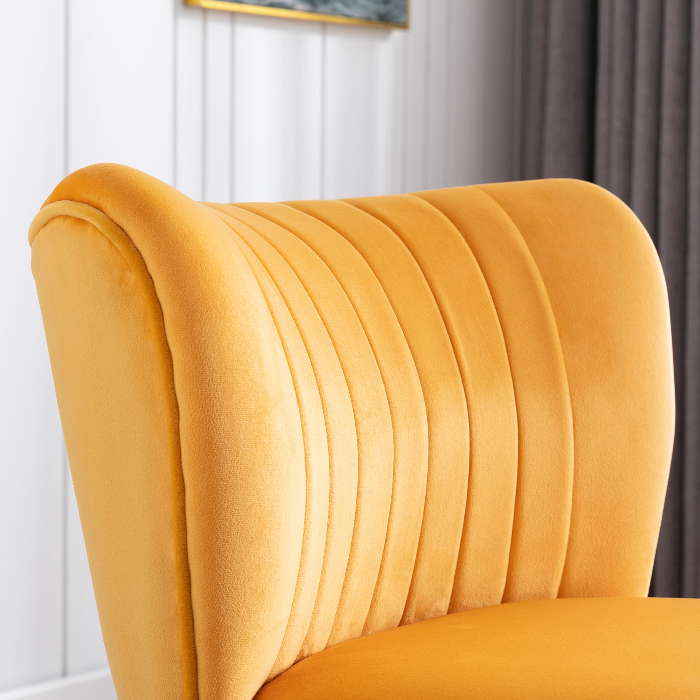 CHICAURA Mid Century Armless Accent Chairs Set of 2 - XXX6AC