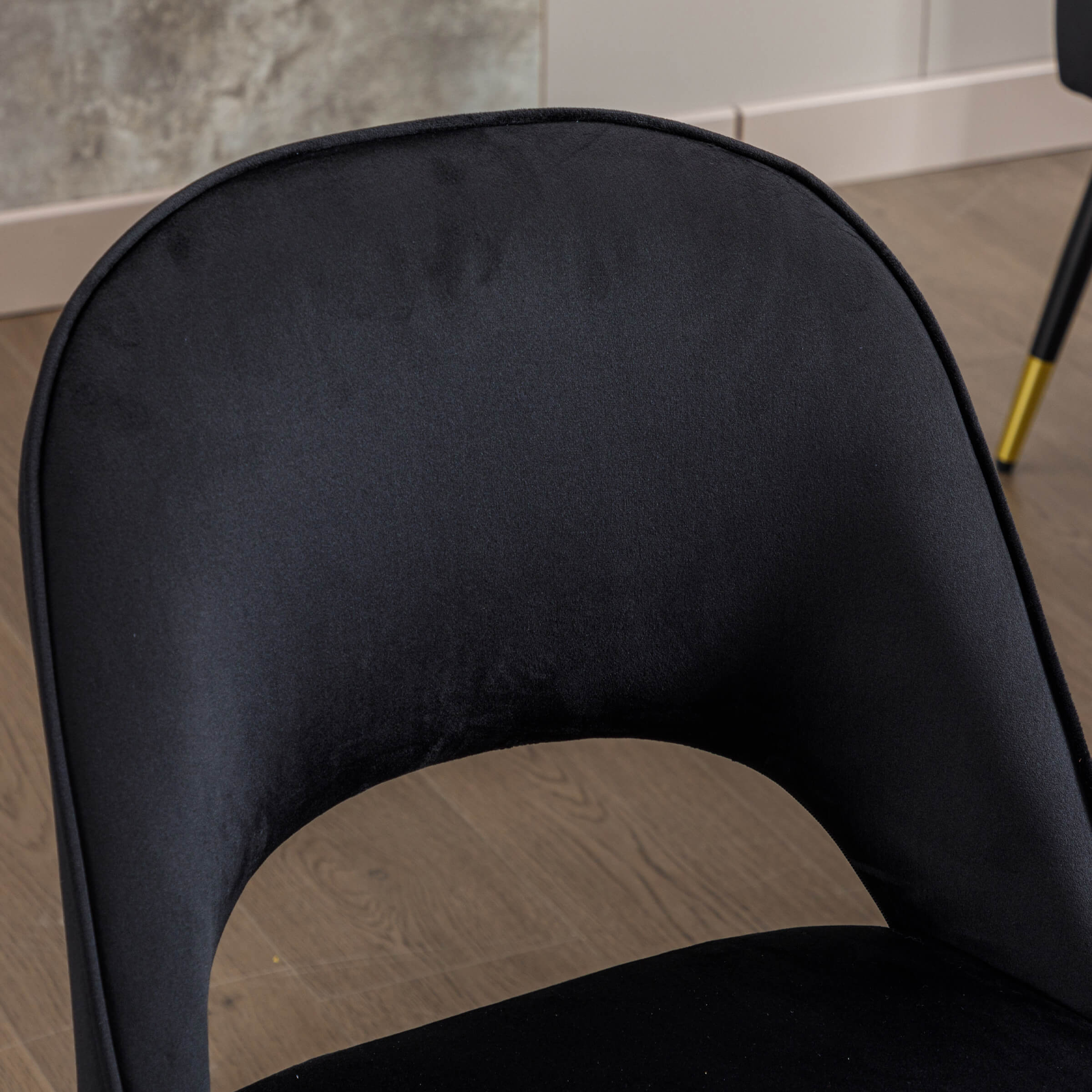 CHICAURA Modern Cut-Out Armless Dining Chairs Set of 2 - 3058DC