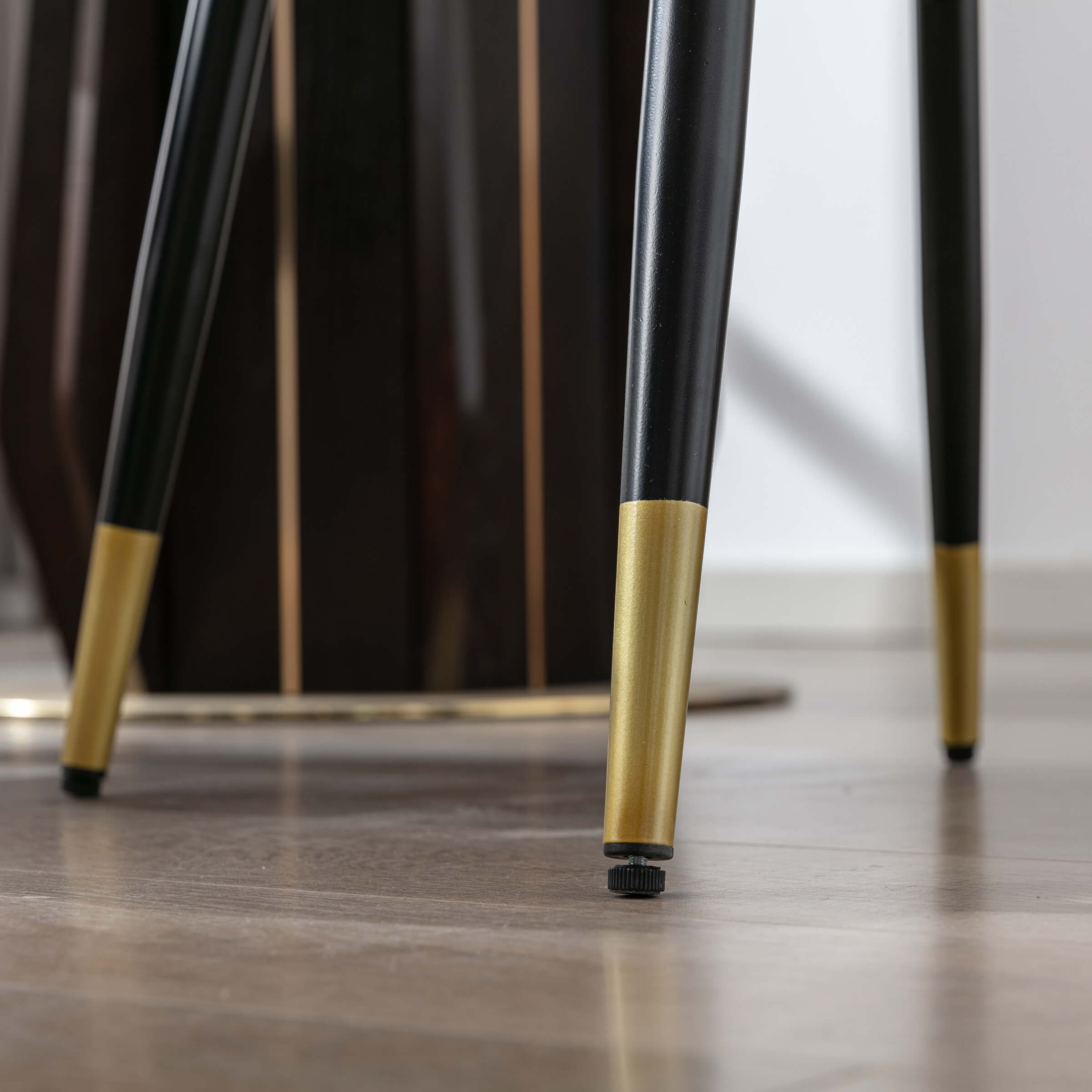 CHICAURA Modern Cut-Out Armless Dining Chairs Set of 2 - 3058DC