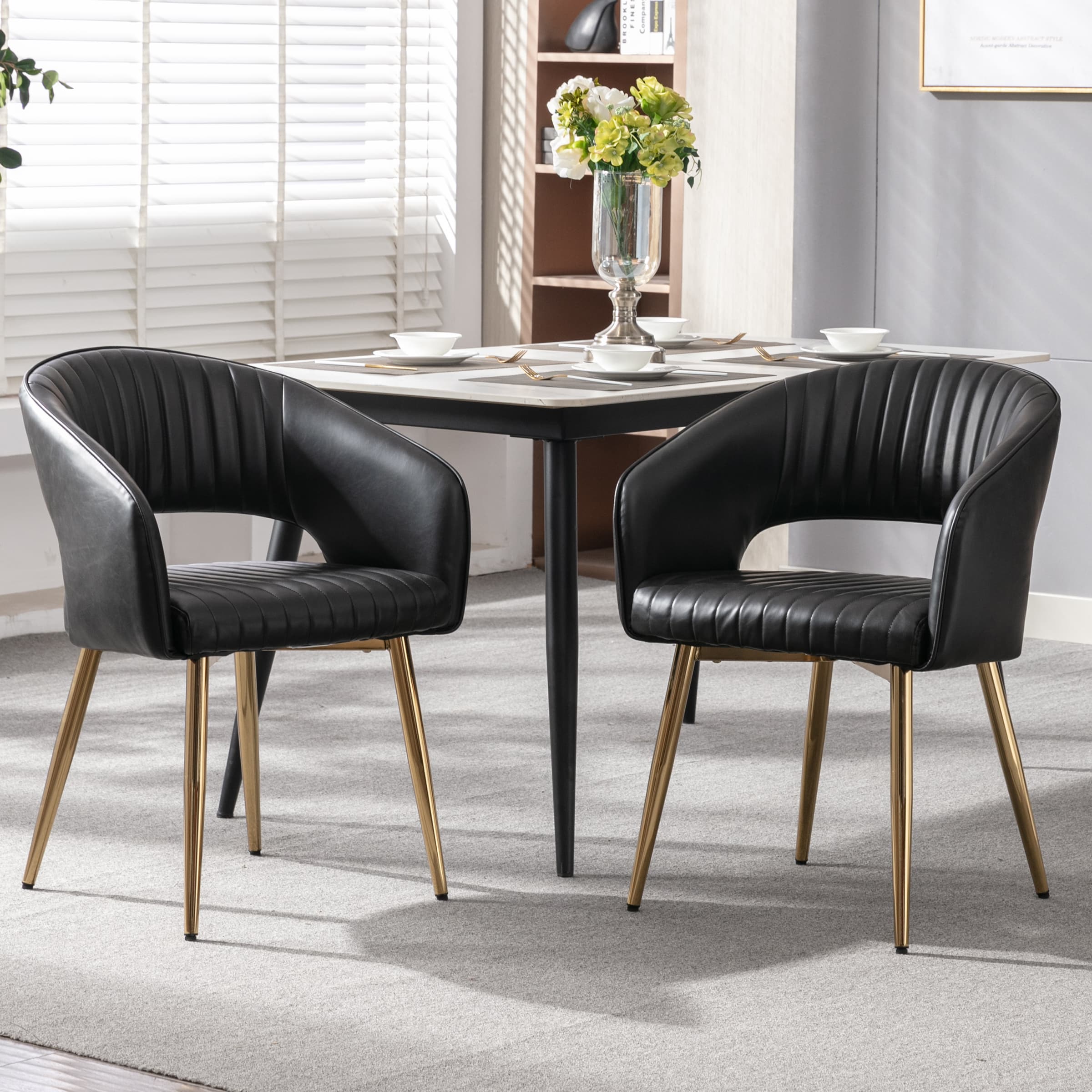 CHICAURA Modern Dining Chairs Set of 2 - 3059DC