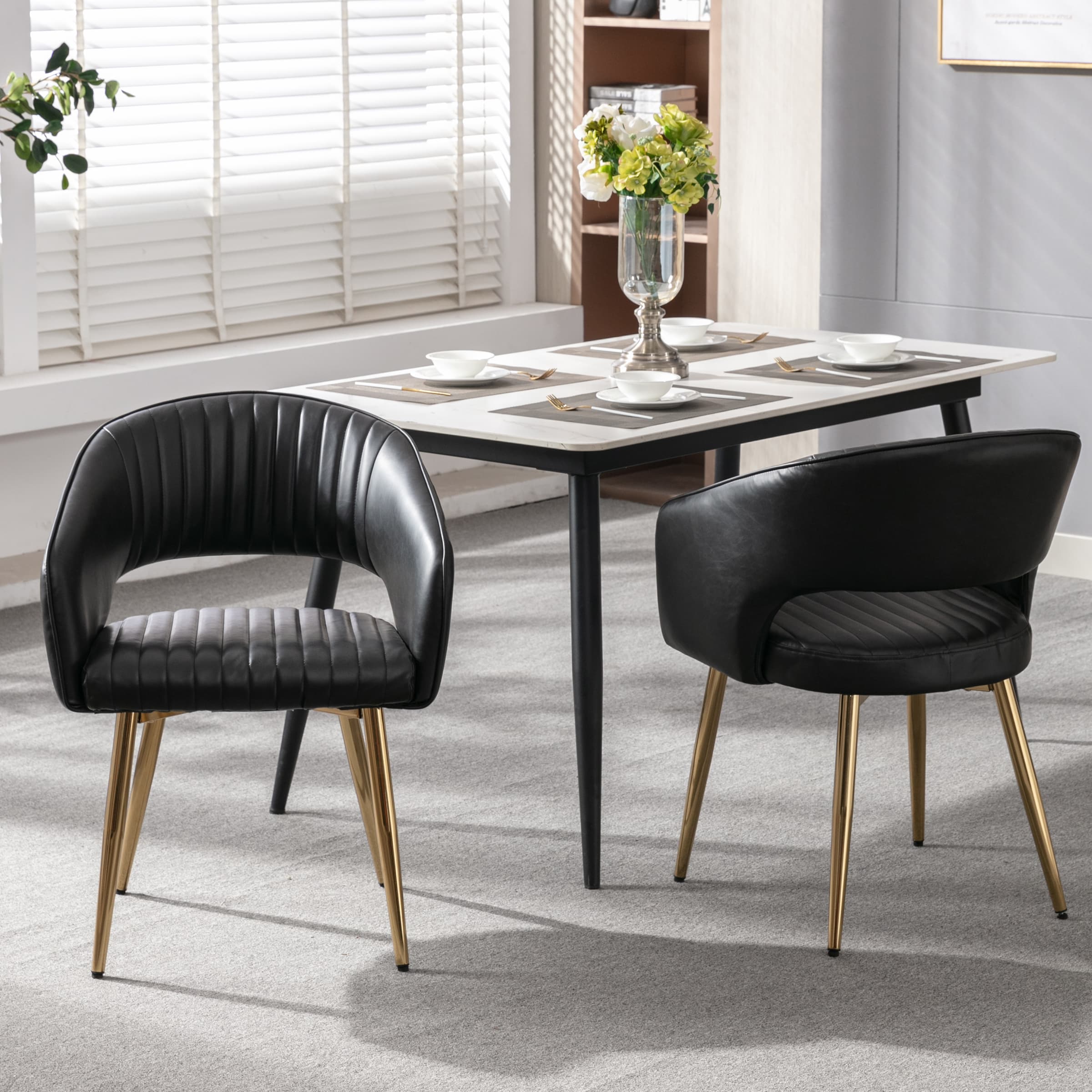 CHICAURA Modern Dining Chairs Set of 2 - 3059DC