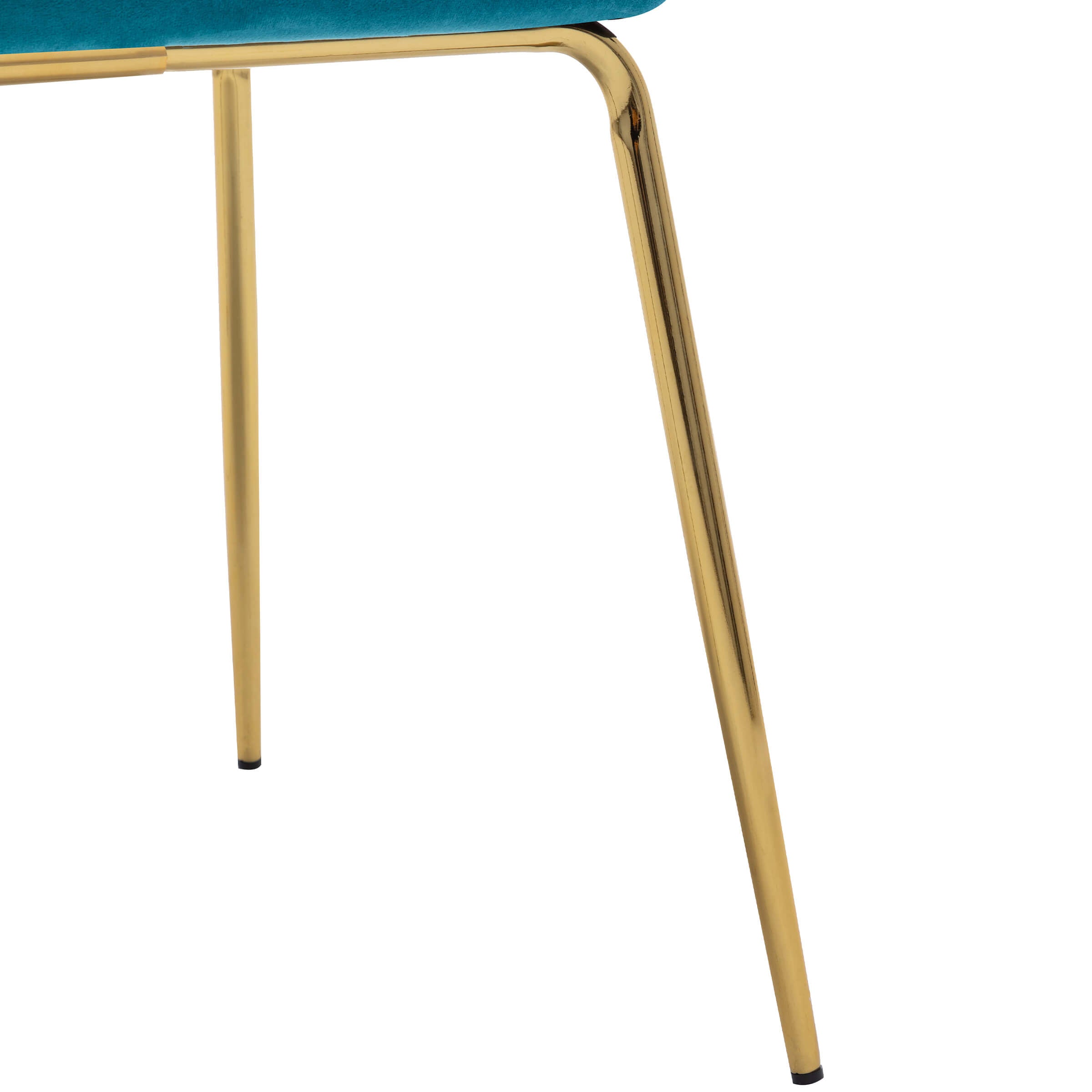 CHICAURA Modern Metal Legs Dining Chairs Set of 2 - 9029DC