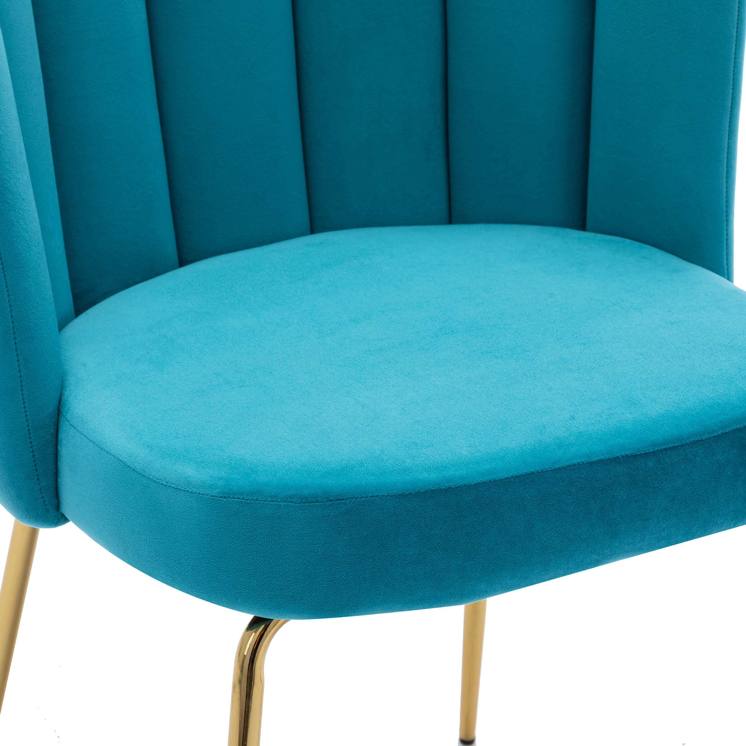 CHICAURA Modern Metal Legs Dining Chairs Set of 2 - 9029DC